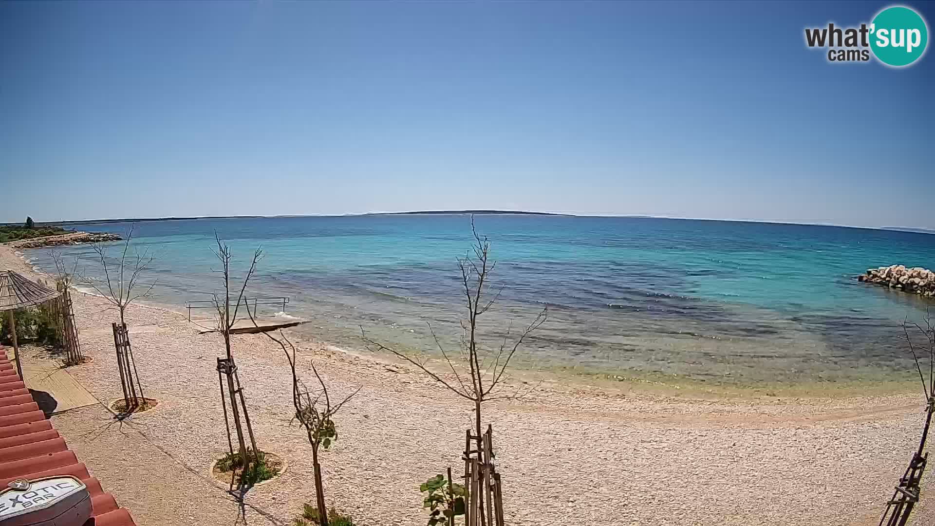 Webcam Strand in Gajac – Pag – Kroatien