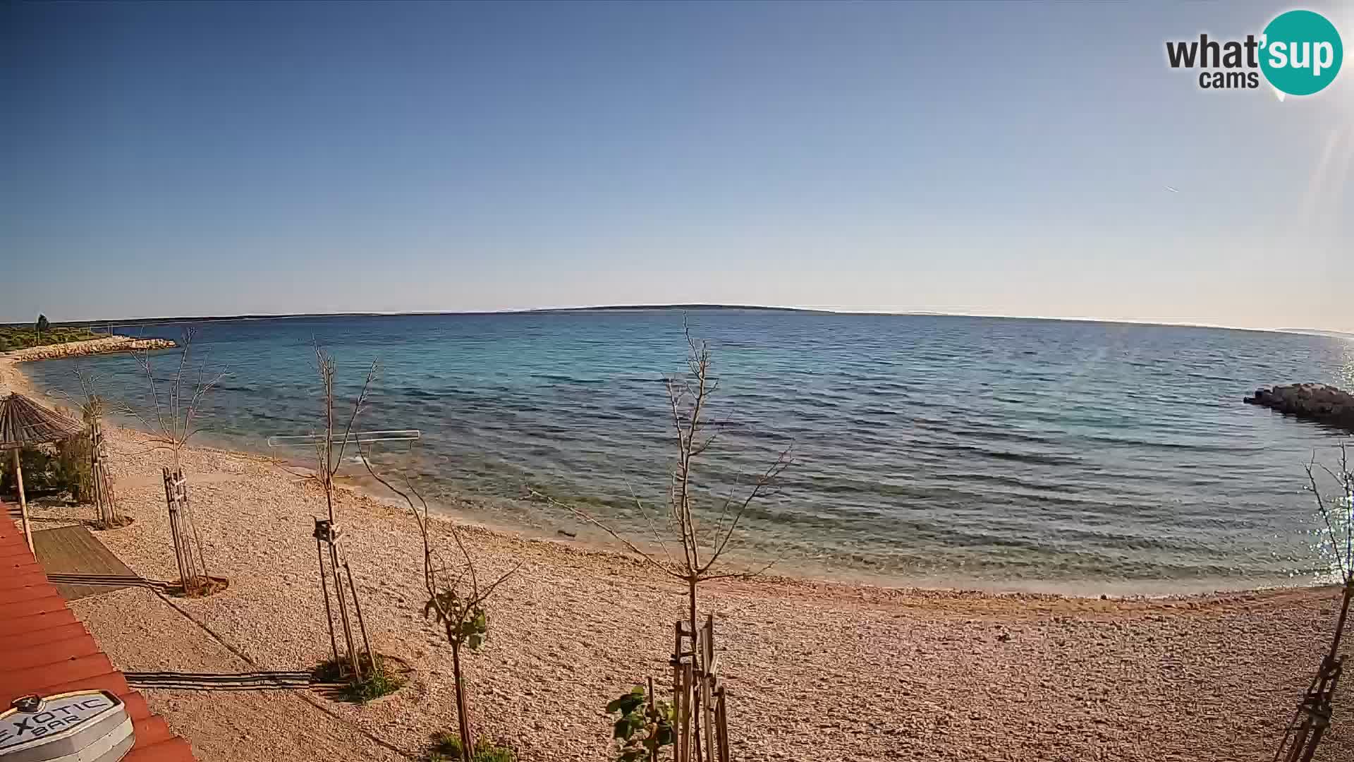 Live Webcam Gajac beach – Pag