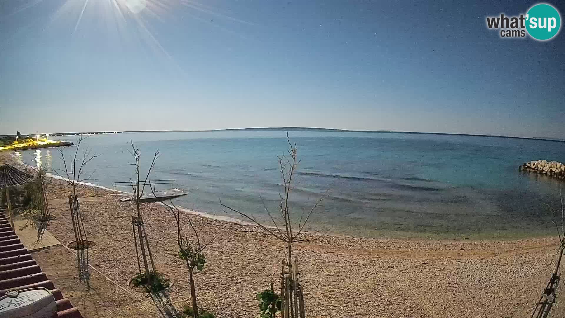 Live Webcam Gajac beach – Pag