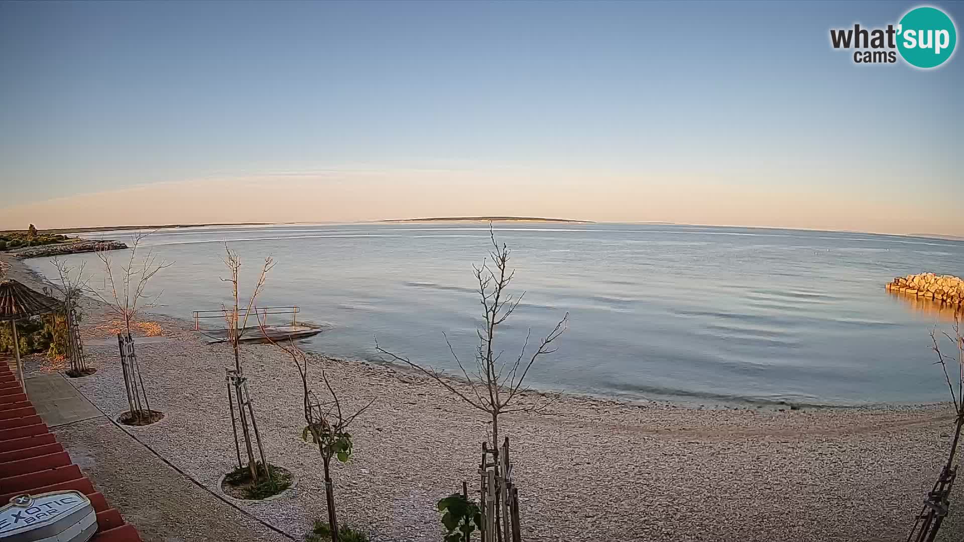 Live Webcam Gajac beach – Pag