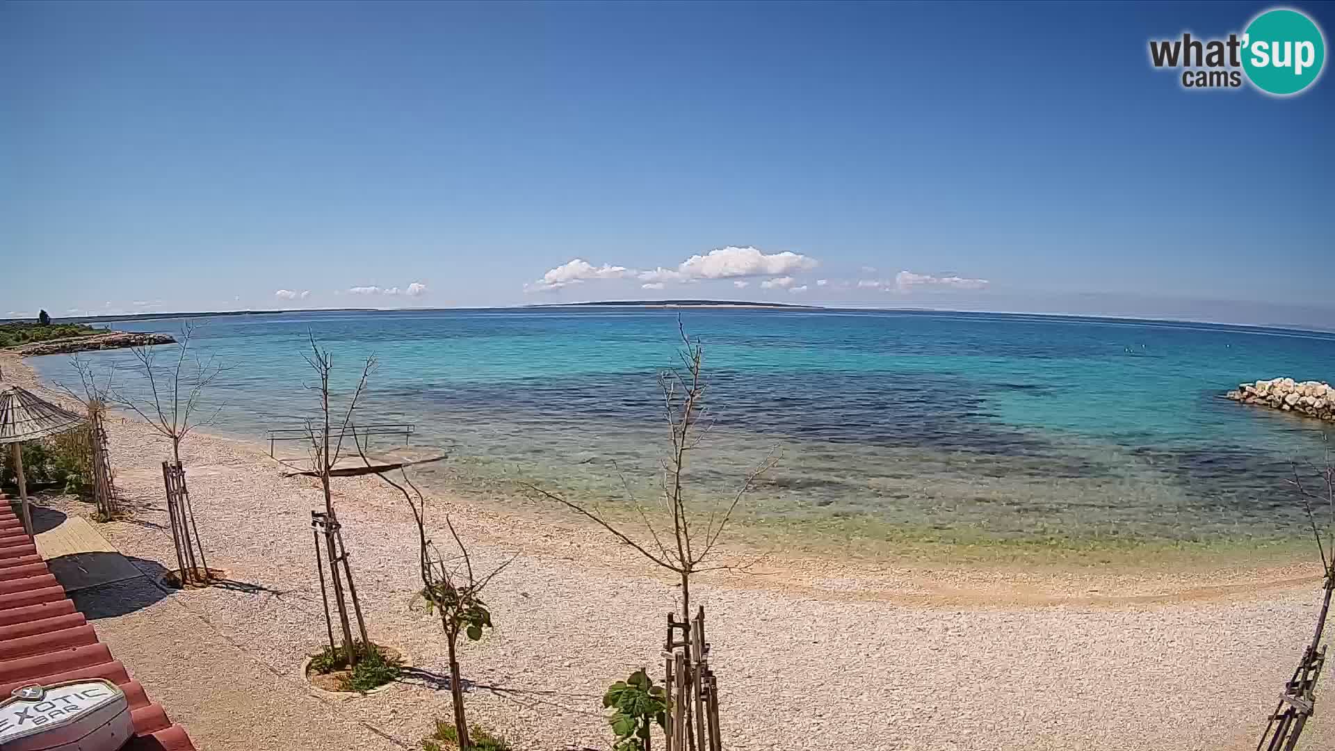Webcam Strand in Gajac – Pag – Kroatien