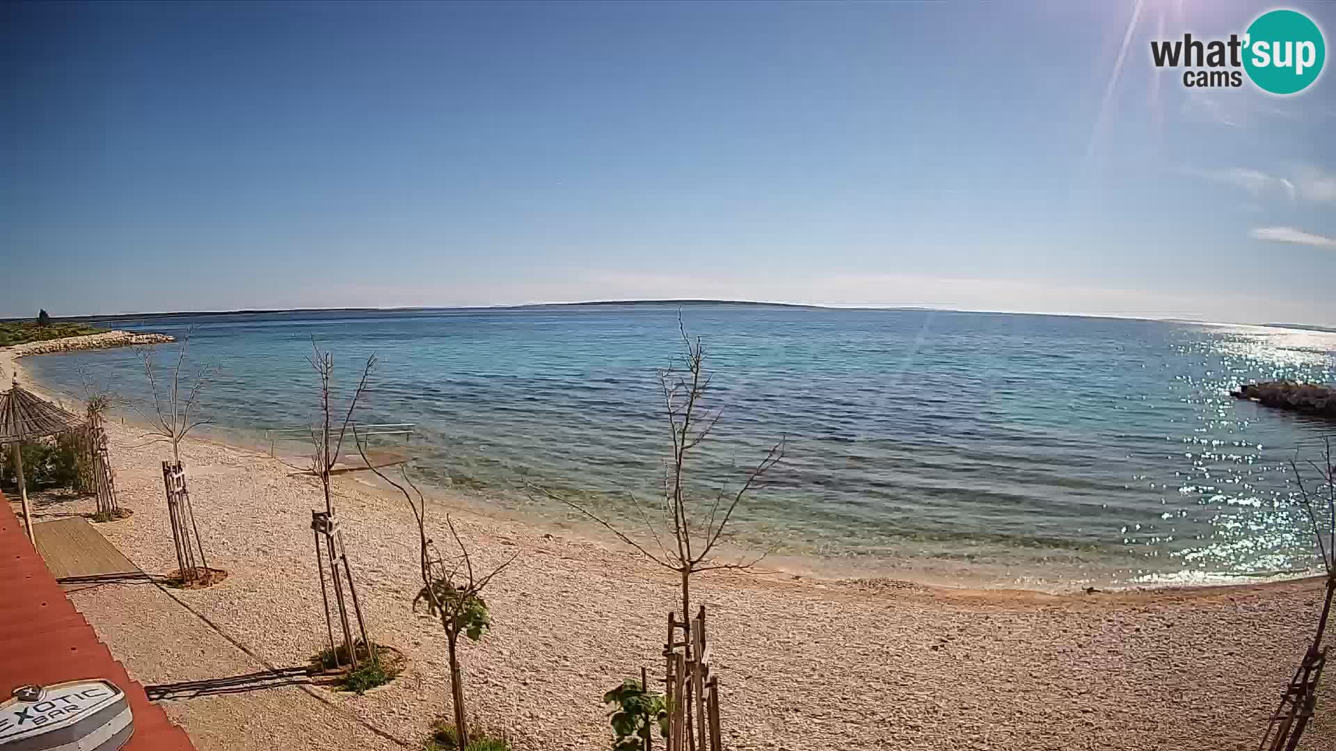 Webcam Strand in Gajac – Pag – Kroatien