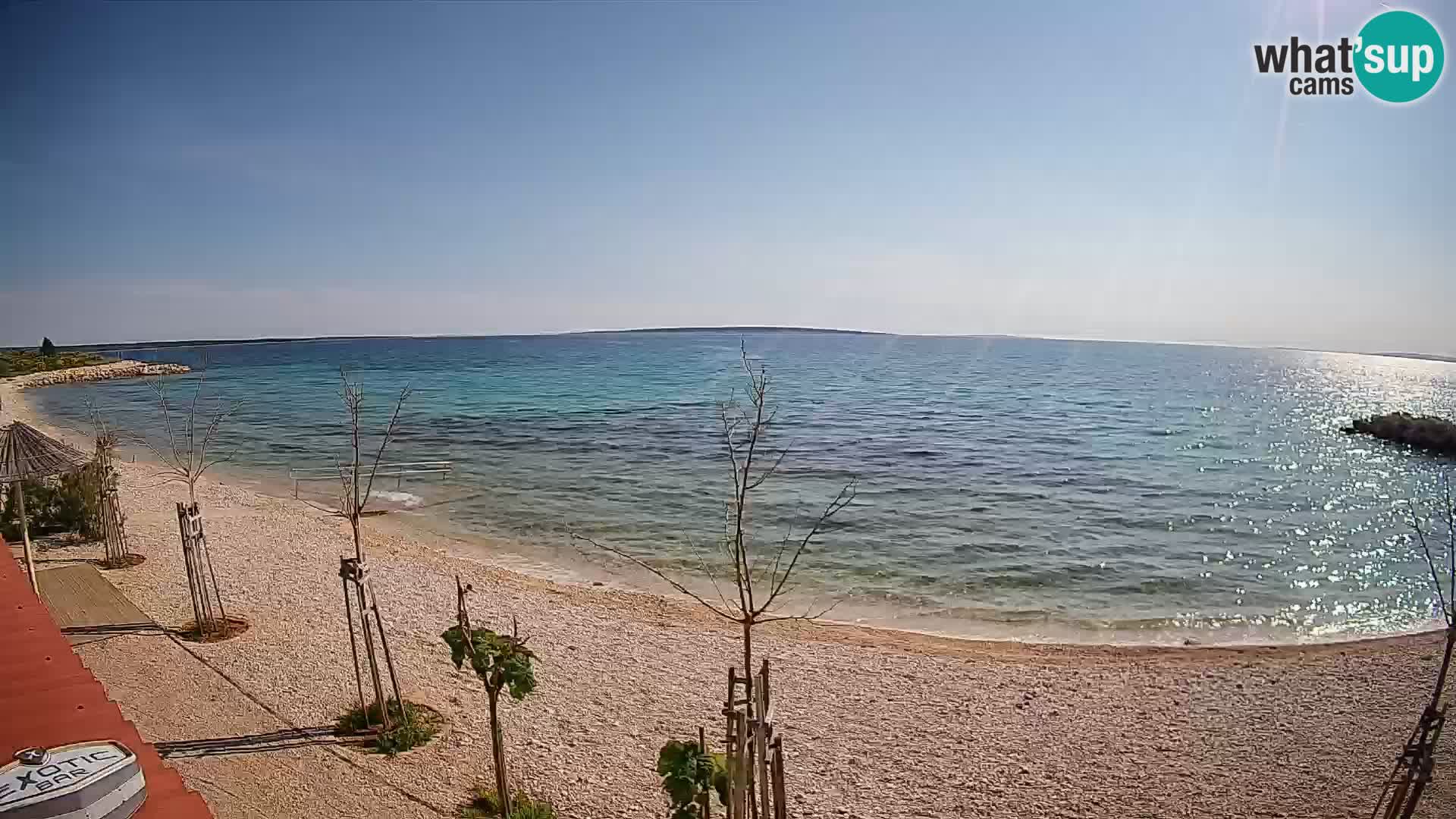 Webcam Strand in Gajac – Pag – Kroatien
