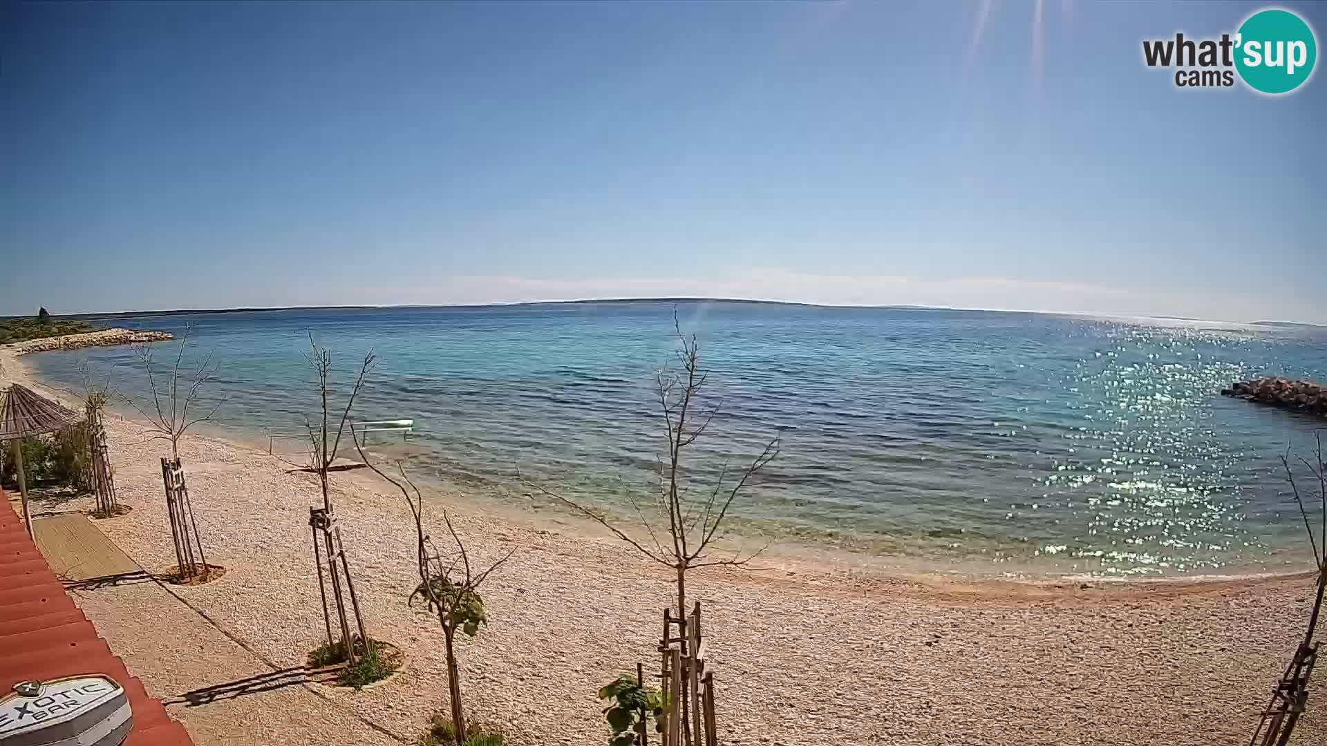 Live Webcam Gajac beach – Pag