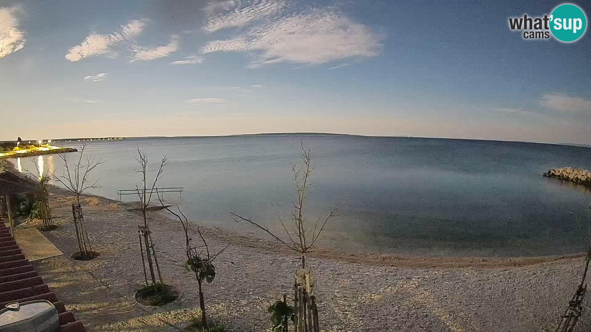 Spletna kamera Plaža Gajac – Pag – Hrvaška