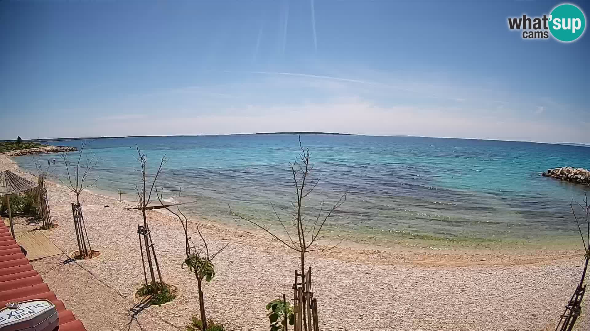 Spletna kamera Plaža Gajac – Pag – Hrvaška