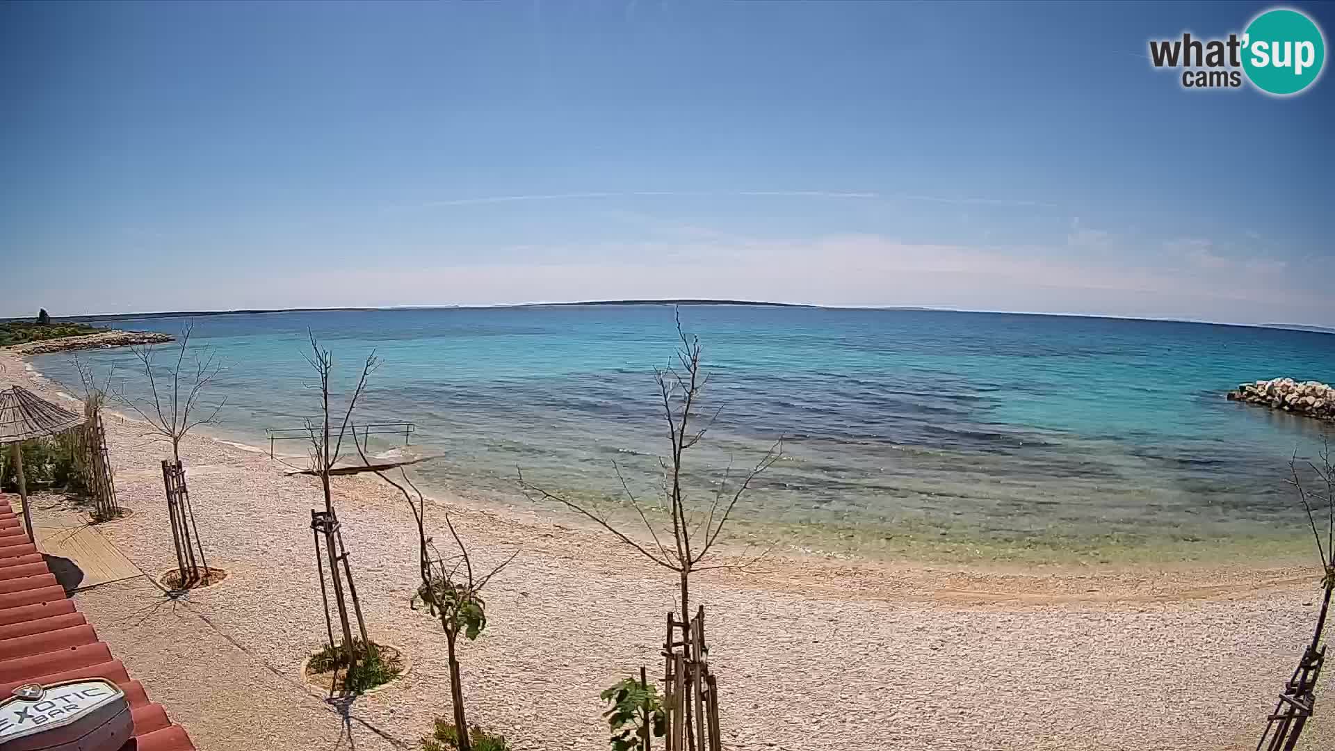 Spletna kamera Plaža Gajac – Pag – Hrvaška