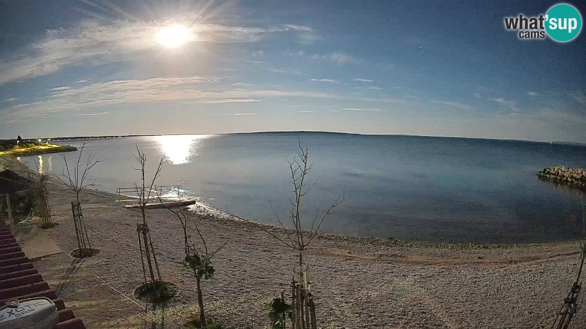 Spletna kamera Plaža Gajac – Pag – Hrvaška