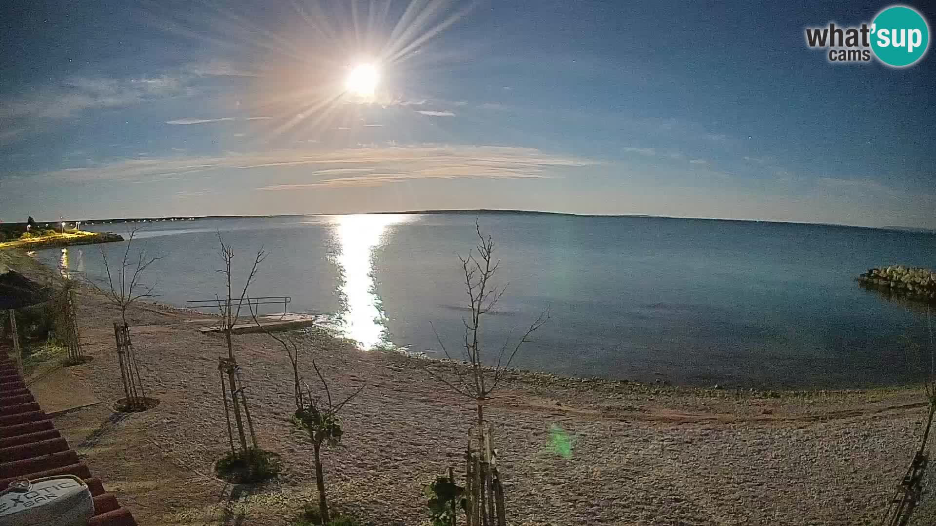 Spletna kamera Plaža Gajac – Pag – Hrvaška