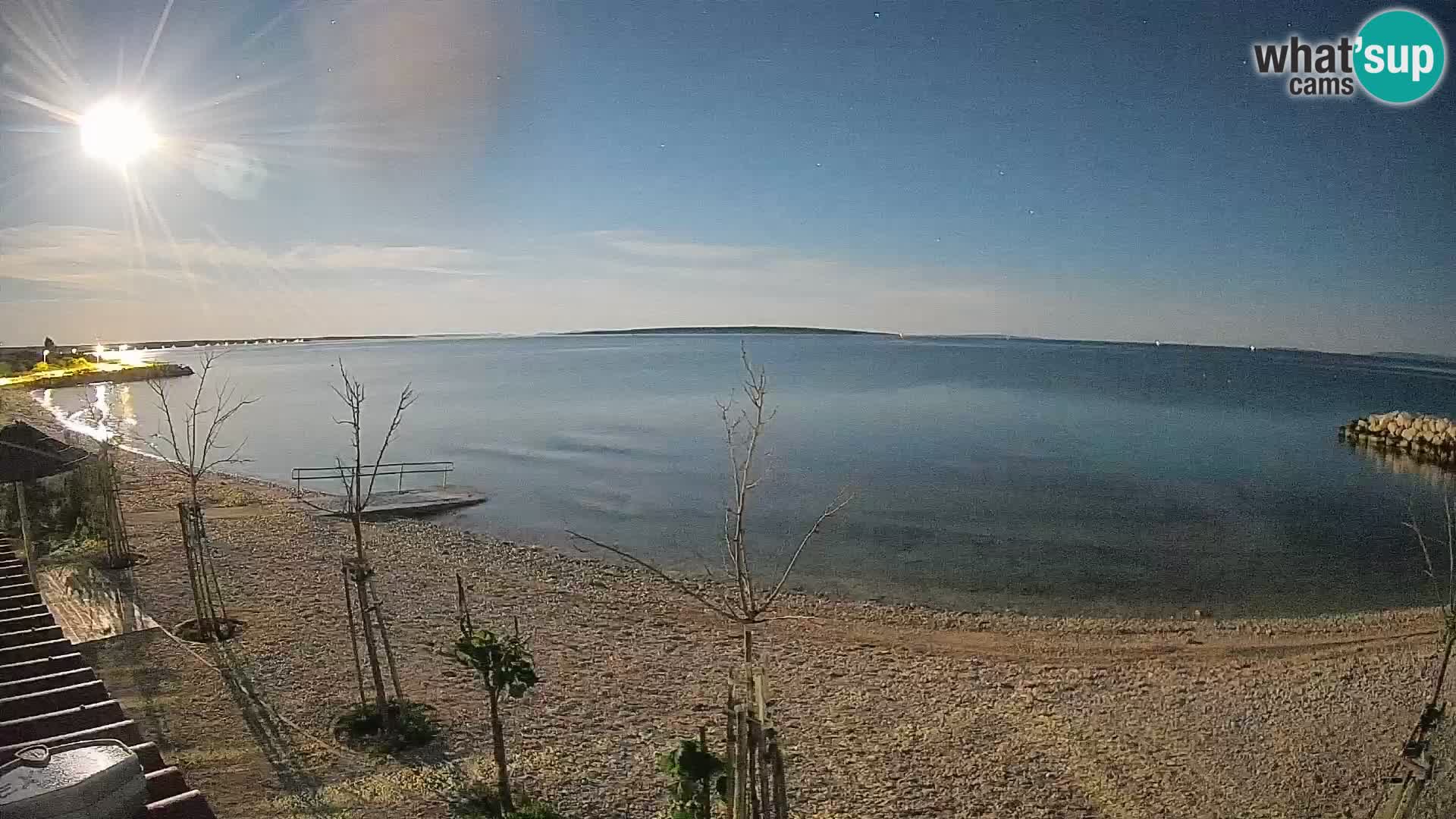 Live Webcam Gajac beach – Pag