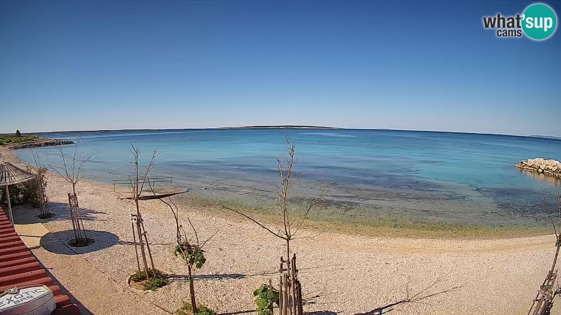 Webcam Strand in Gajac – Pag – Kroatien
