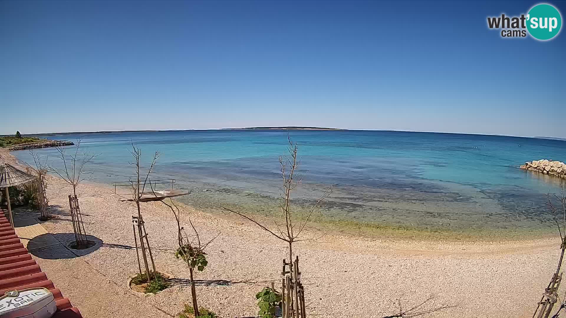 Live Webcam Gajac beach – Pag
