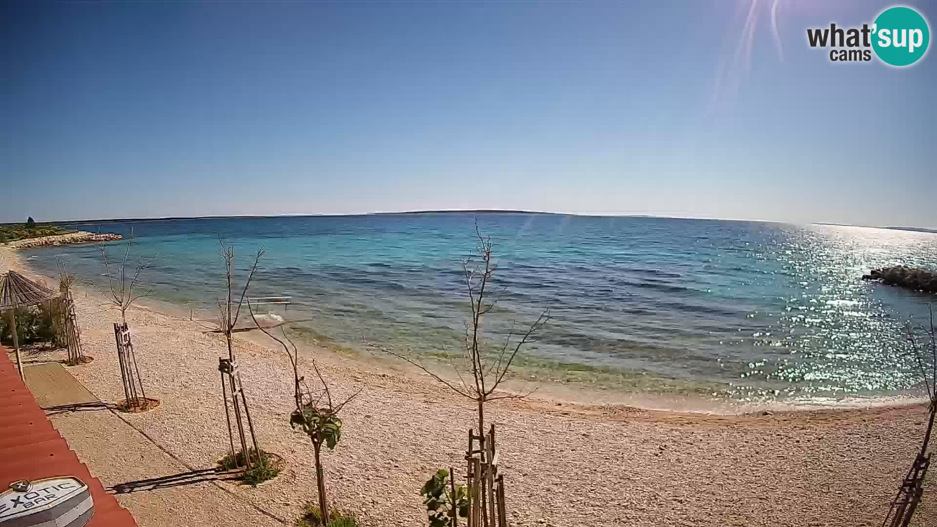 Webcam Strand in Gajac – Pag – Kroatien