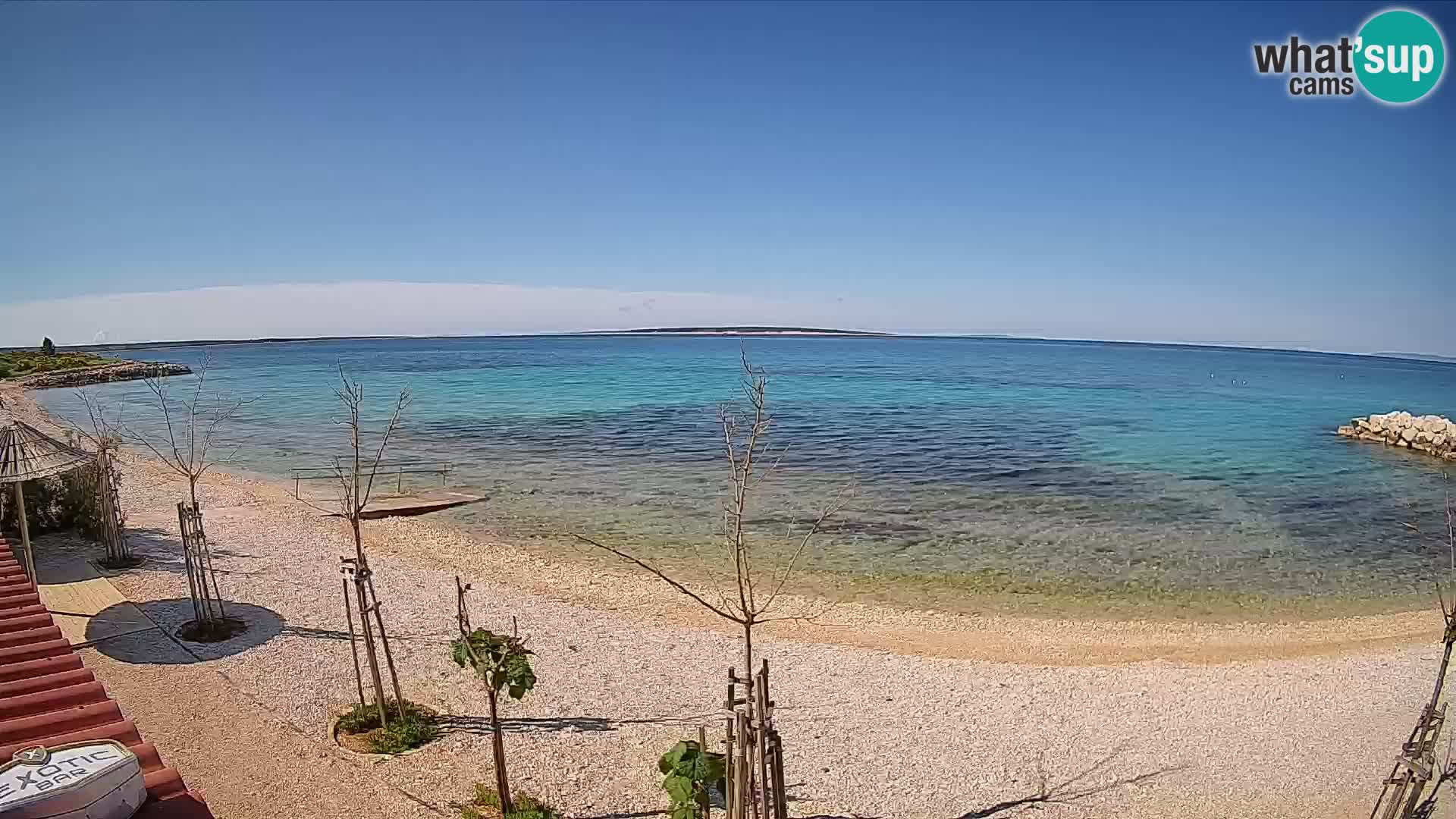 Live Webcam Gajac beach – Pag