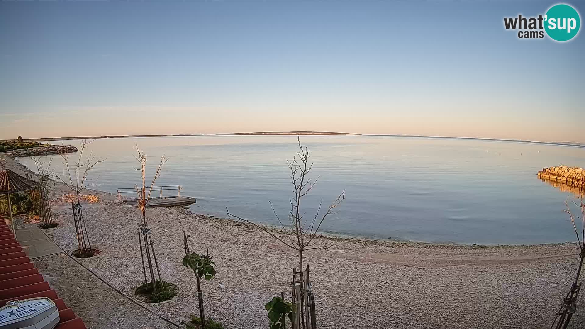 Live Webcam Gajac beach – Pag