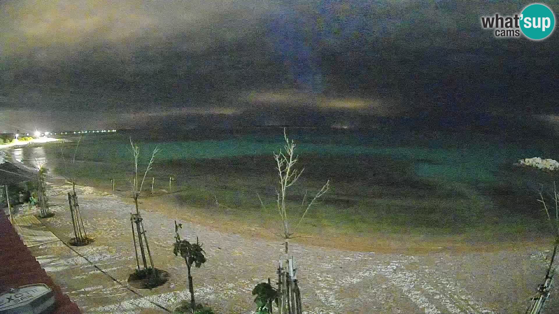 Spletna kamera Plaža Gajac – Pag – Hrvaška