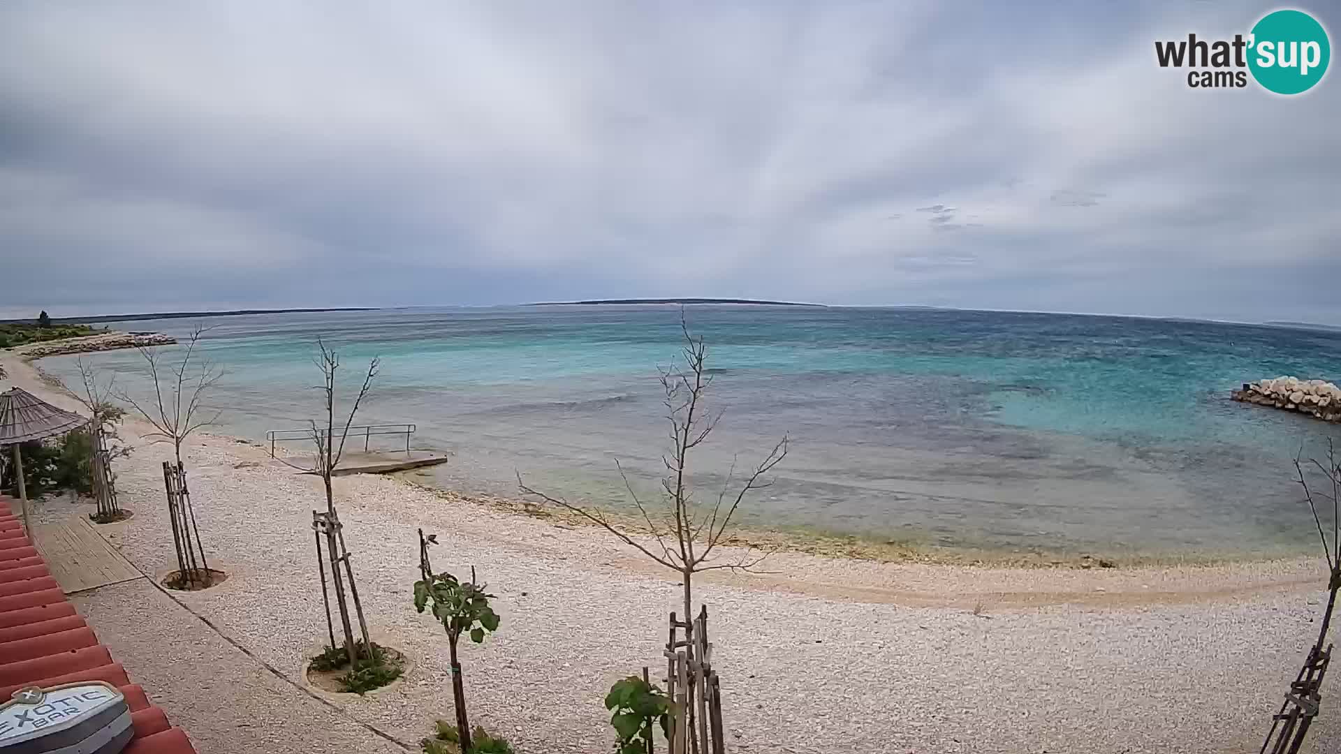 Spletna kamera Plaža Gajac – Pag – Hrvaška
