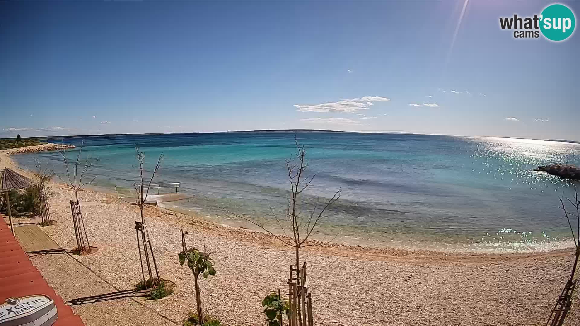 Spletna kamera Plaža Gajac – Pag – Hrvaška