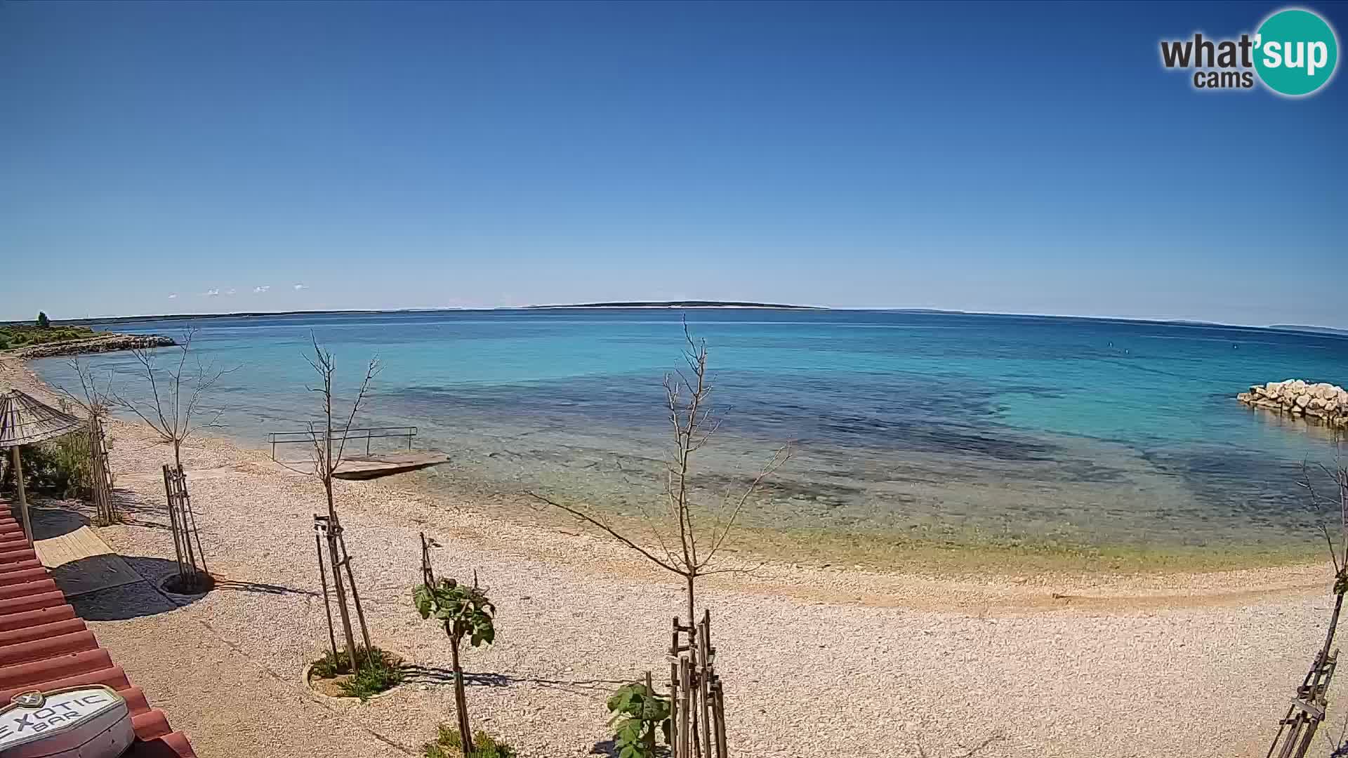 Live Webcam Gajac beach – Pag