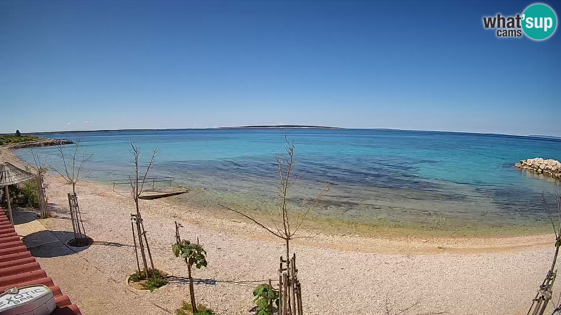 Live Webcam Gajac beach – Pag