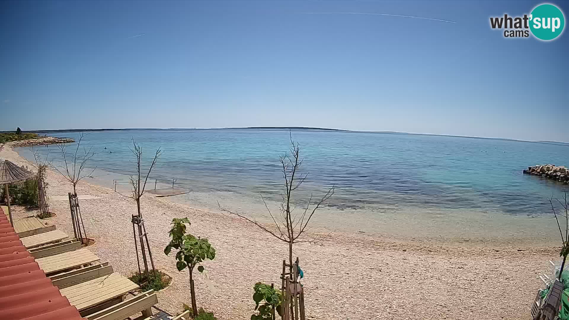 Live Webcam Gajac beach – Pag