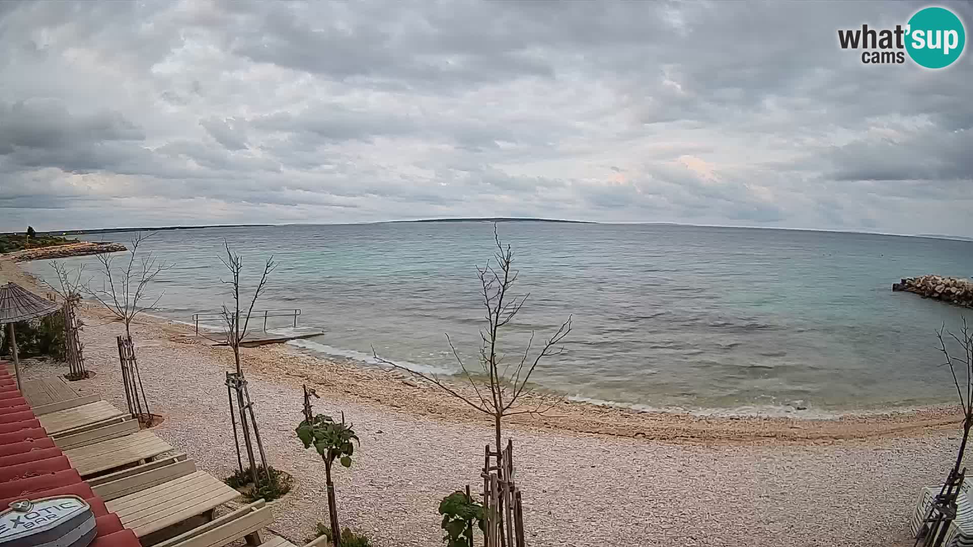 Live Webcam Gajac beach – Pag