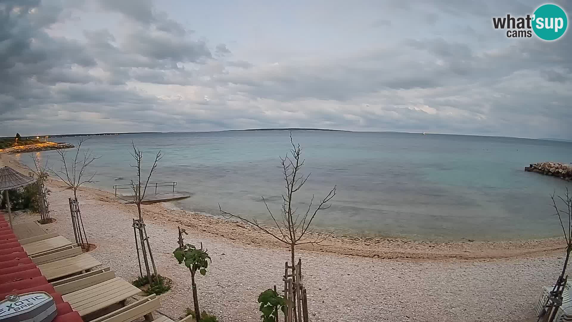 Spletna kamera Plaža Gajac – Pag – Hrvaška