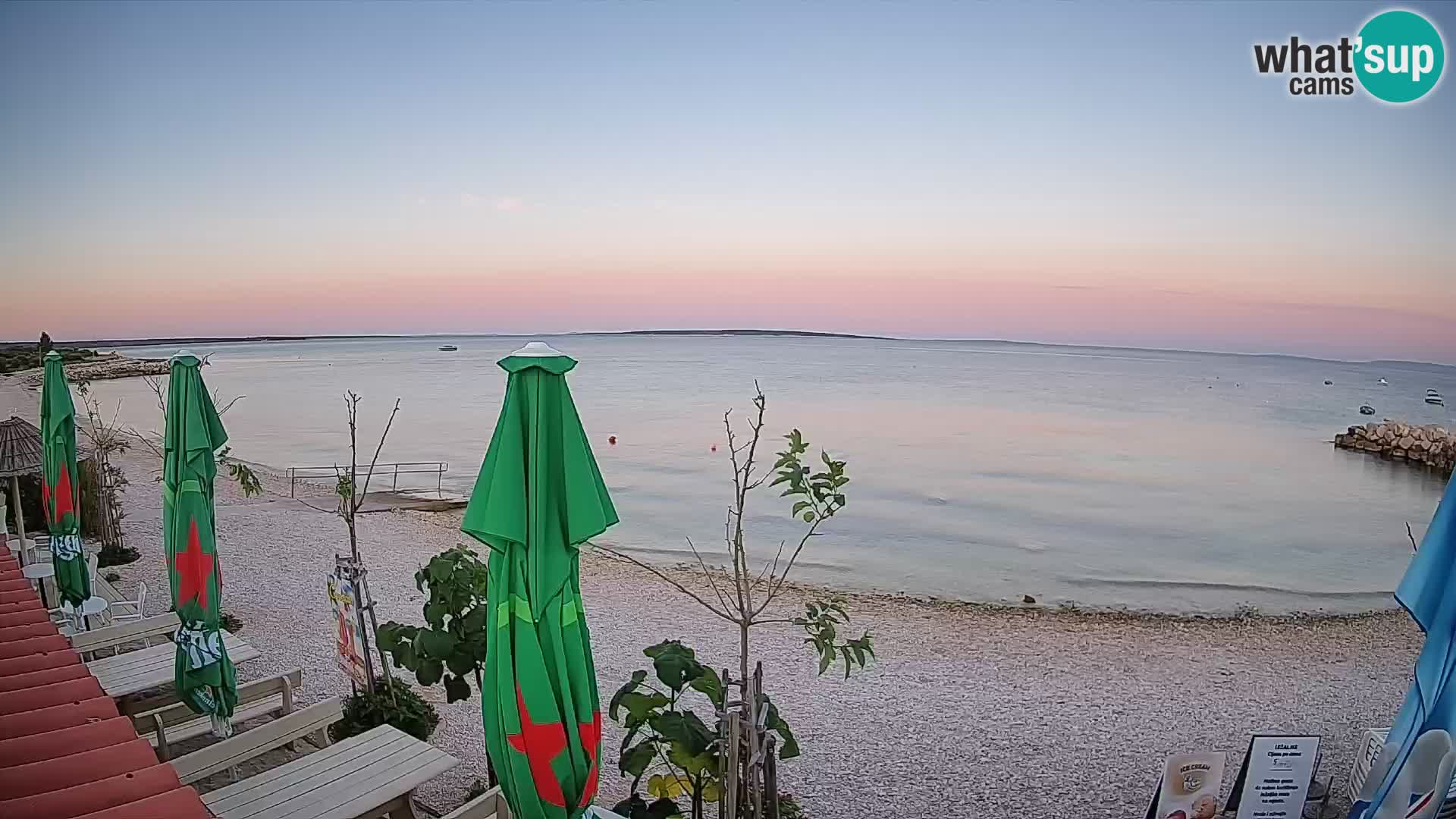 Live Webcam Gajac beach – Pag