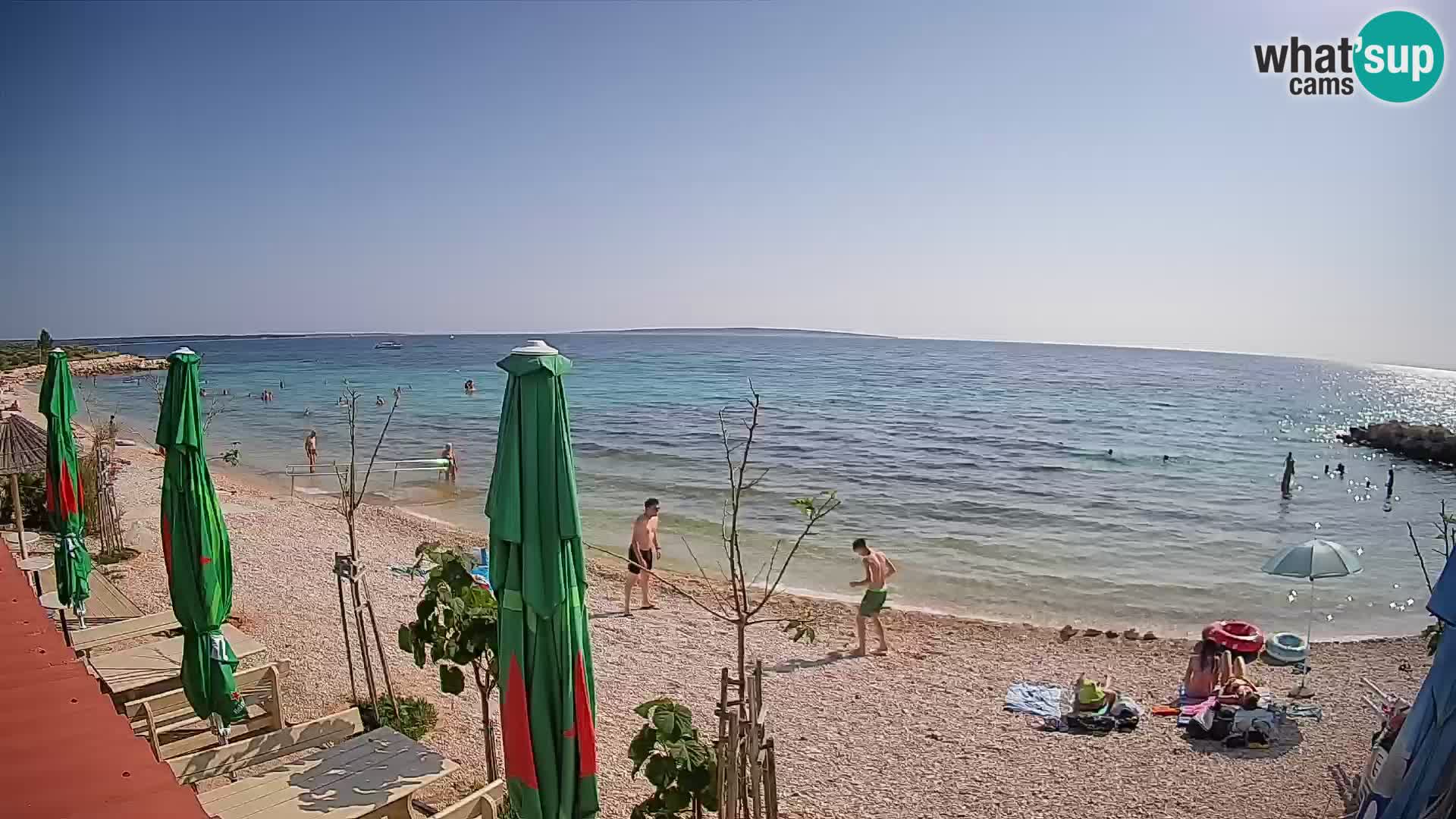 Live Webcam Gajac beach – Pag