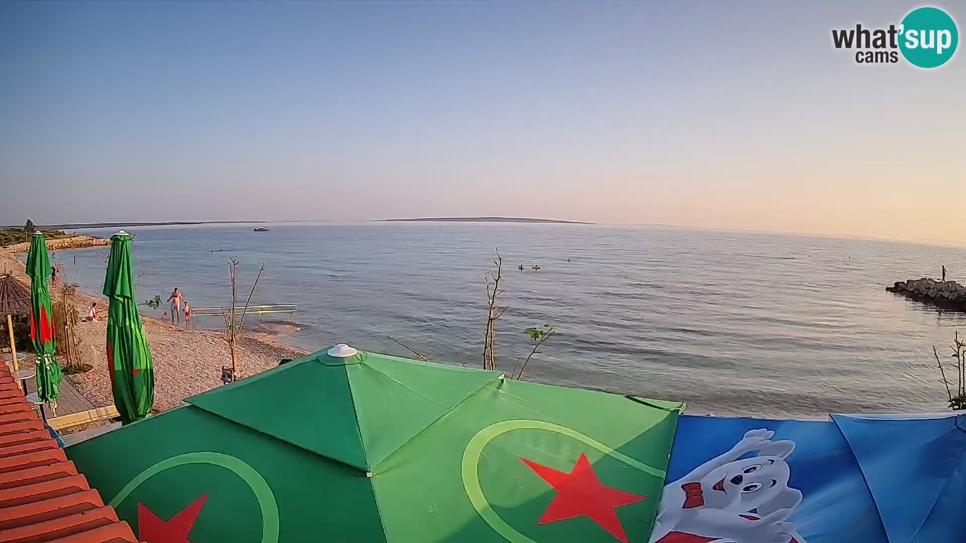 Live Webcam Gajac beach – Pag