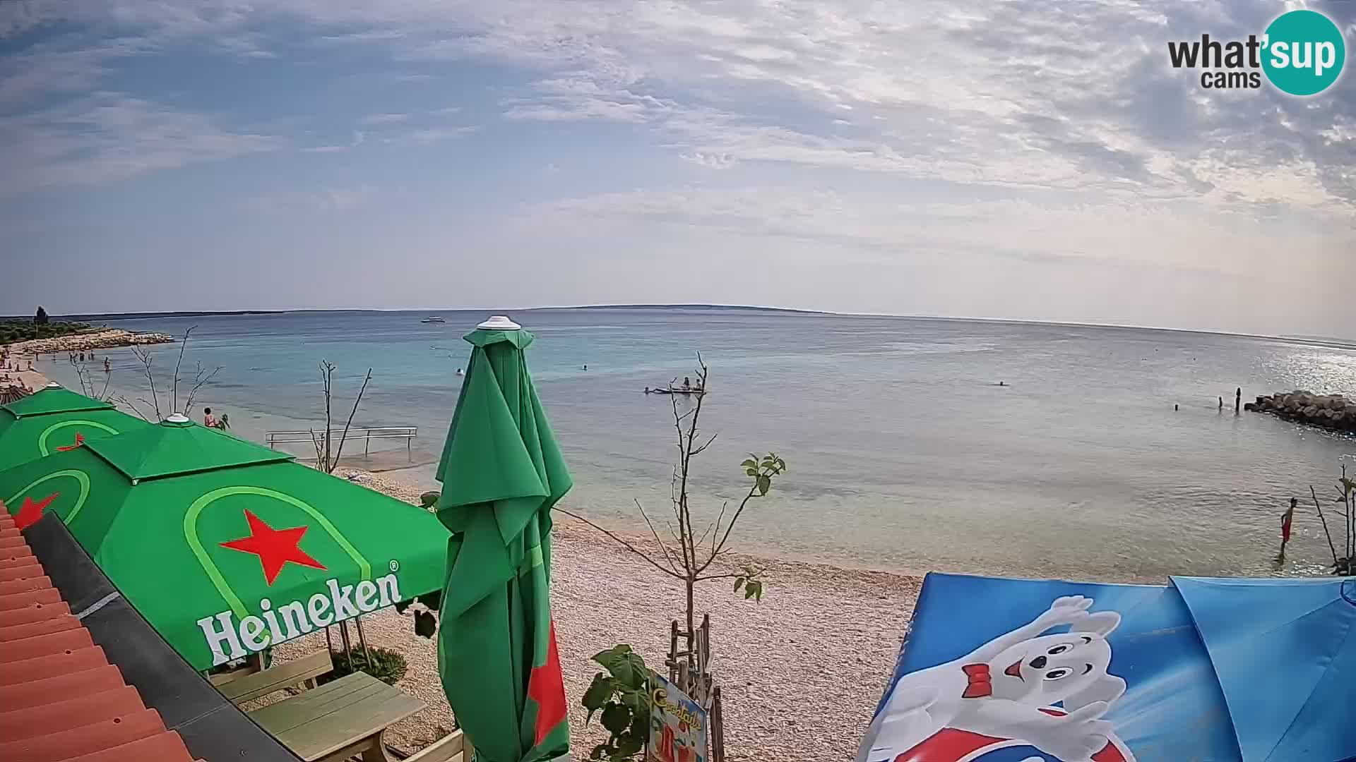 Live Webcam Gajac beach – Pag