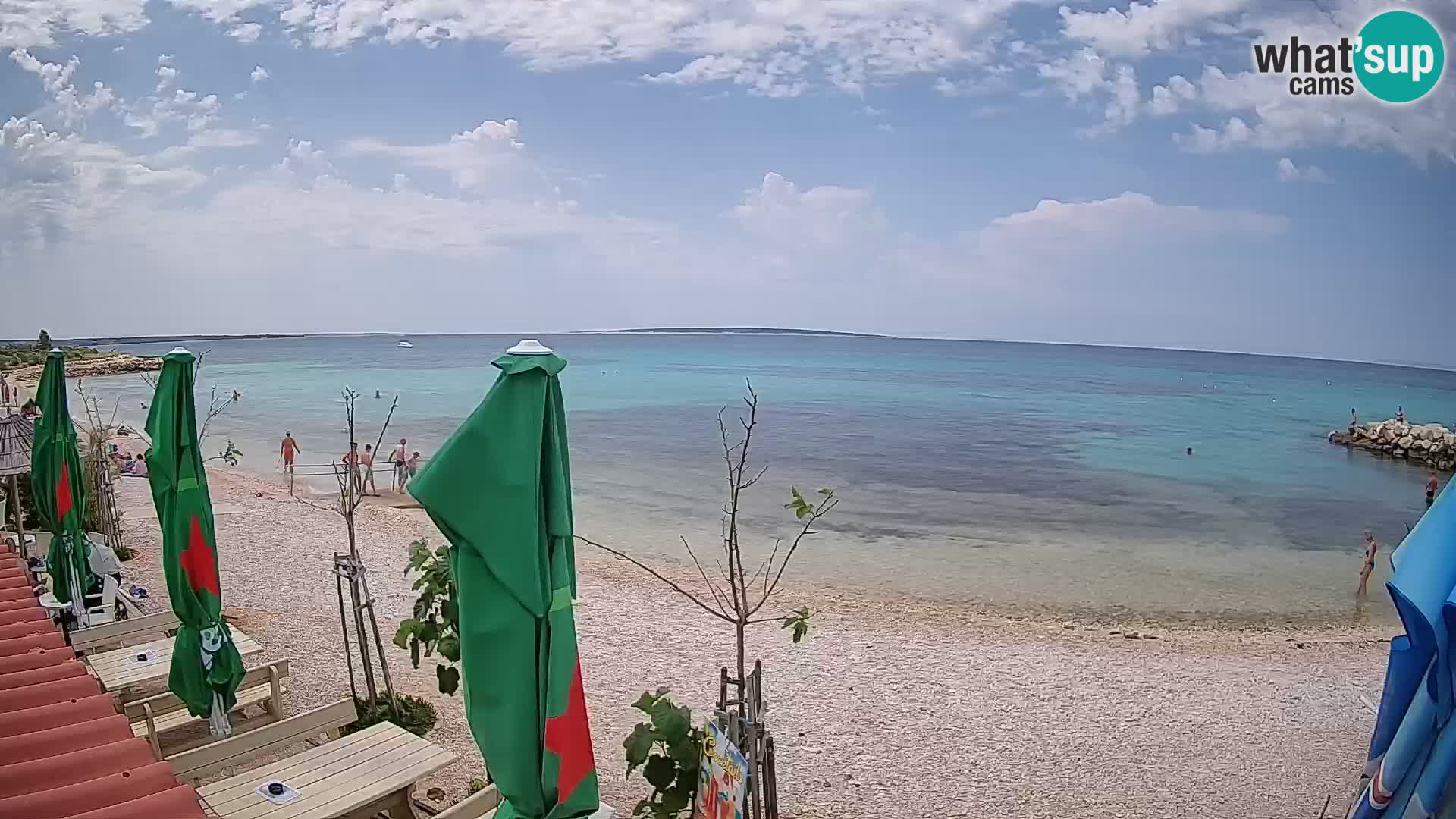 Spletna kamera Plaža Gajac – Pag – Hrvaška