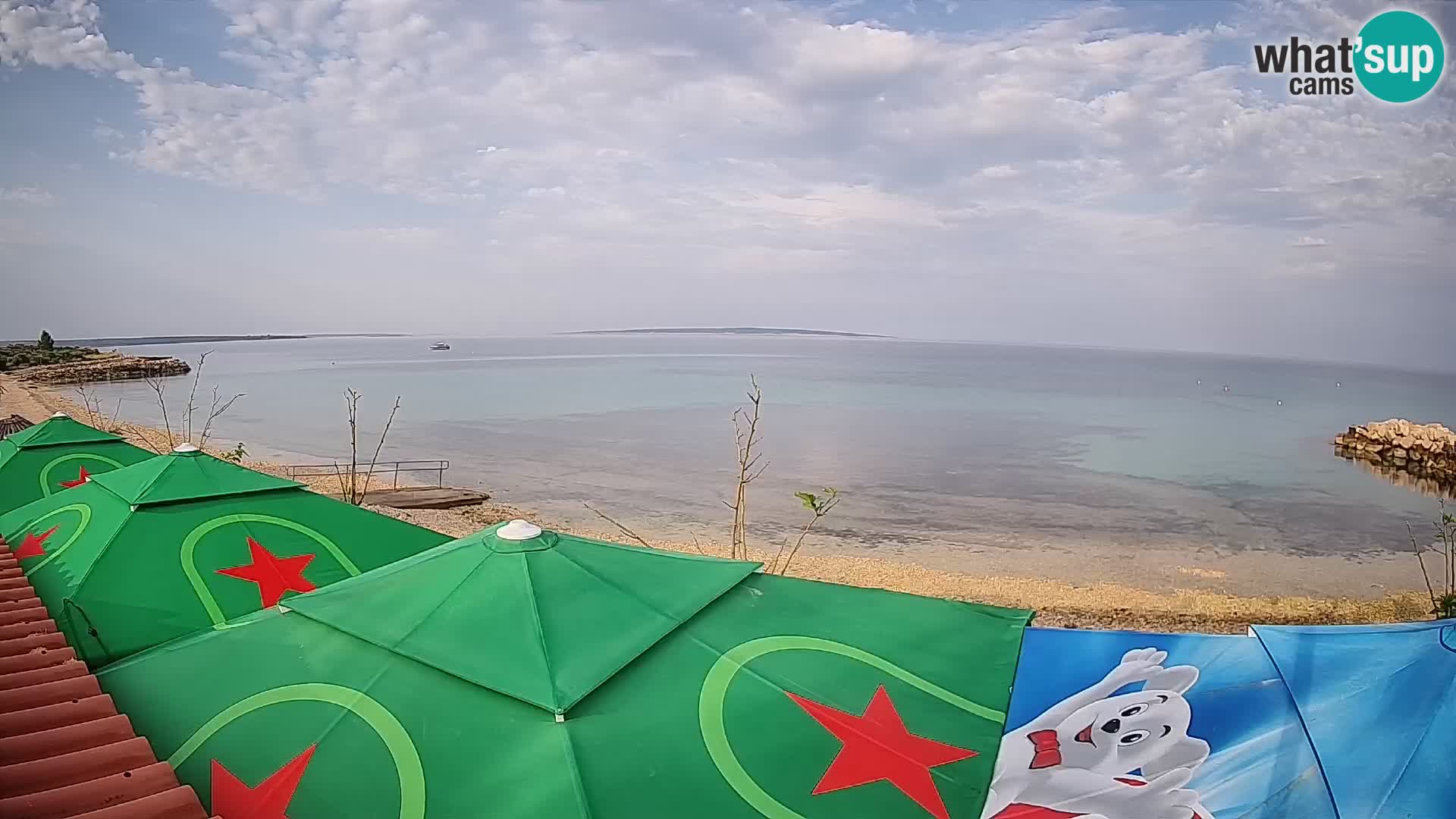 Live Webcam Gajac beach – Pag