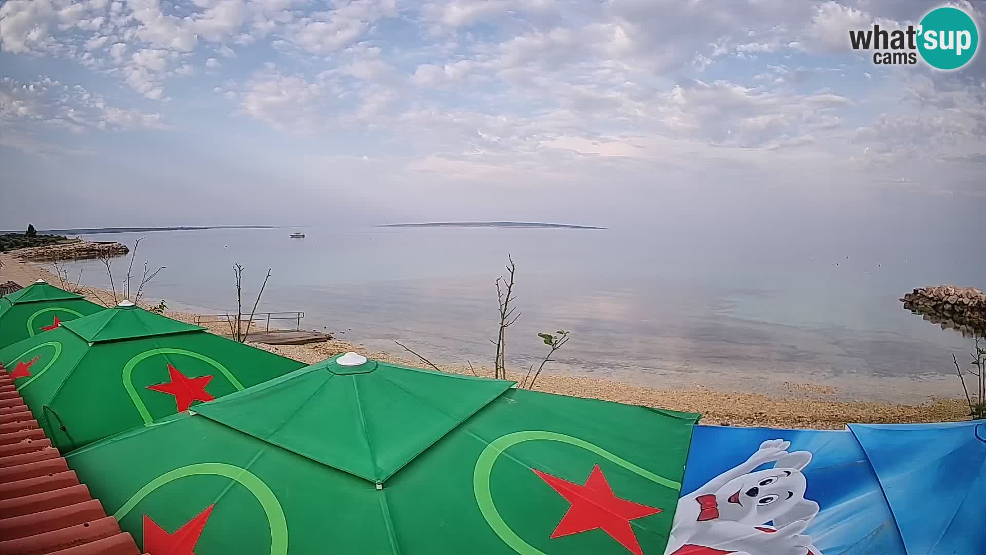 Spletna kamera Plaža Gajac – Pag – Hrvaška