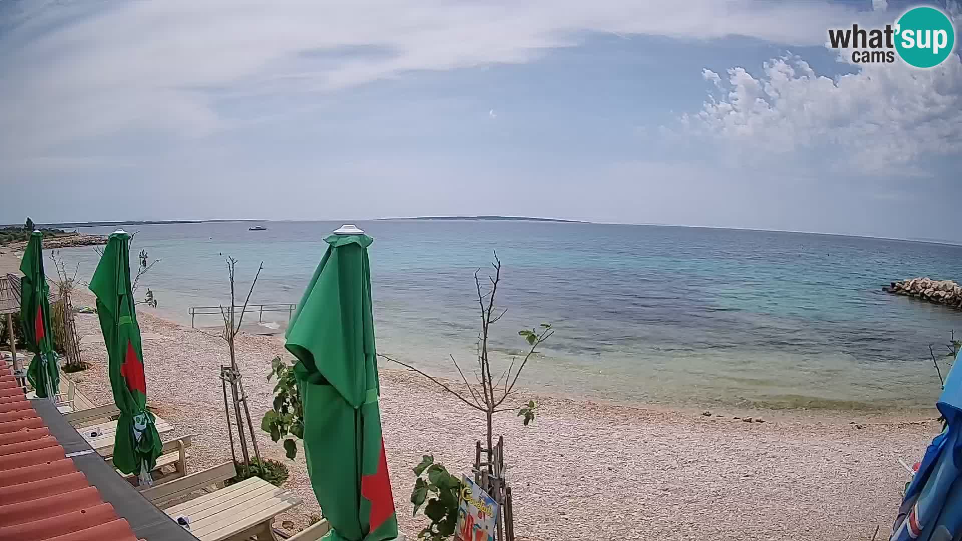 Spletna kamera Plaža Gajac – Pag – Hrvaška