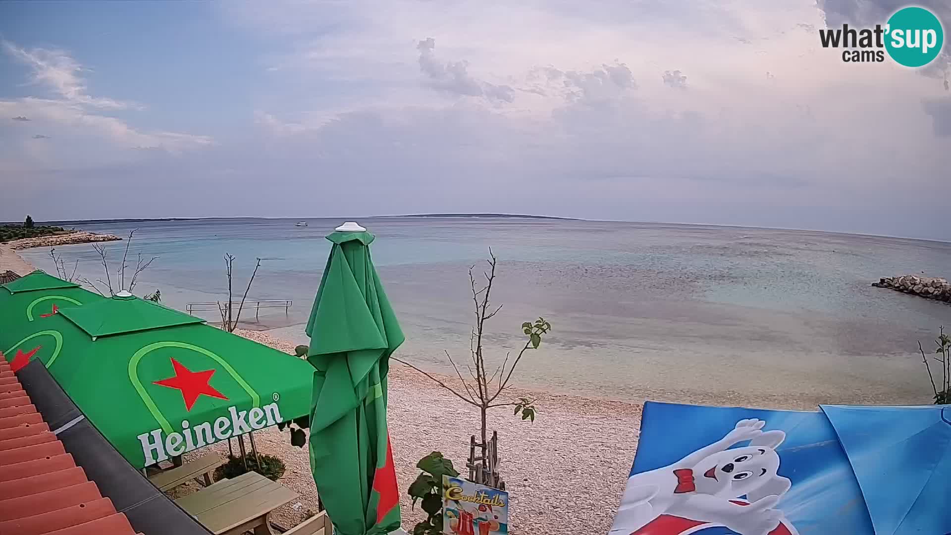 Spletna kamera Plaža Gajac – Pag – Hrvaška