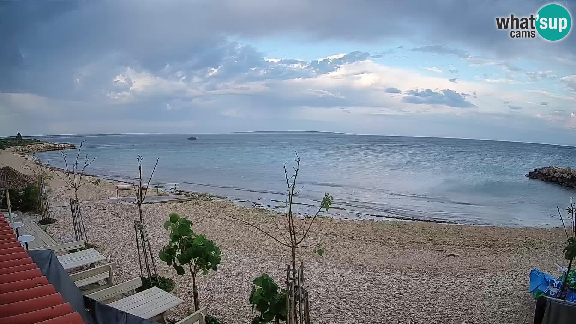 Spletna kamera Plaža Gajac – Pag – Hrvaška
