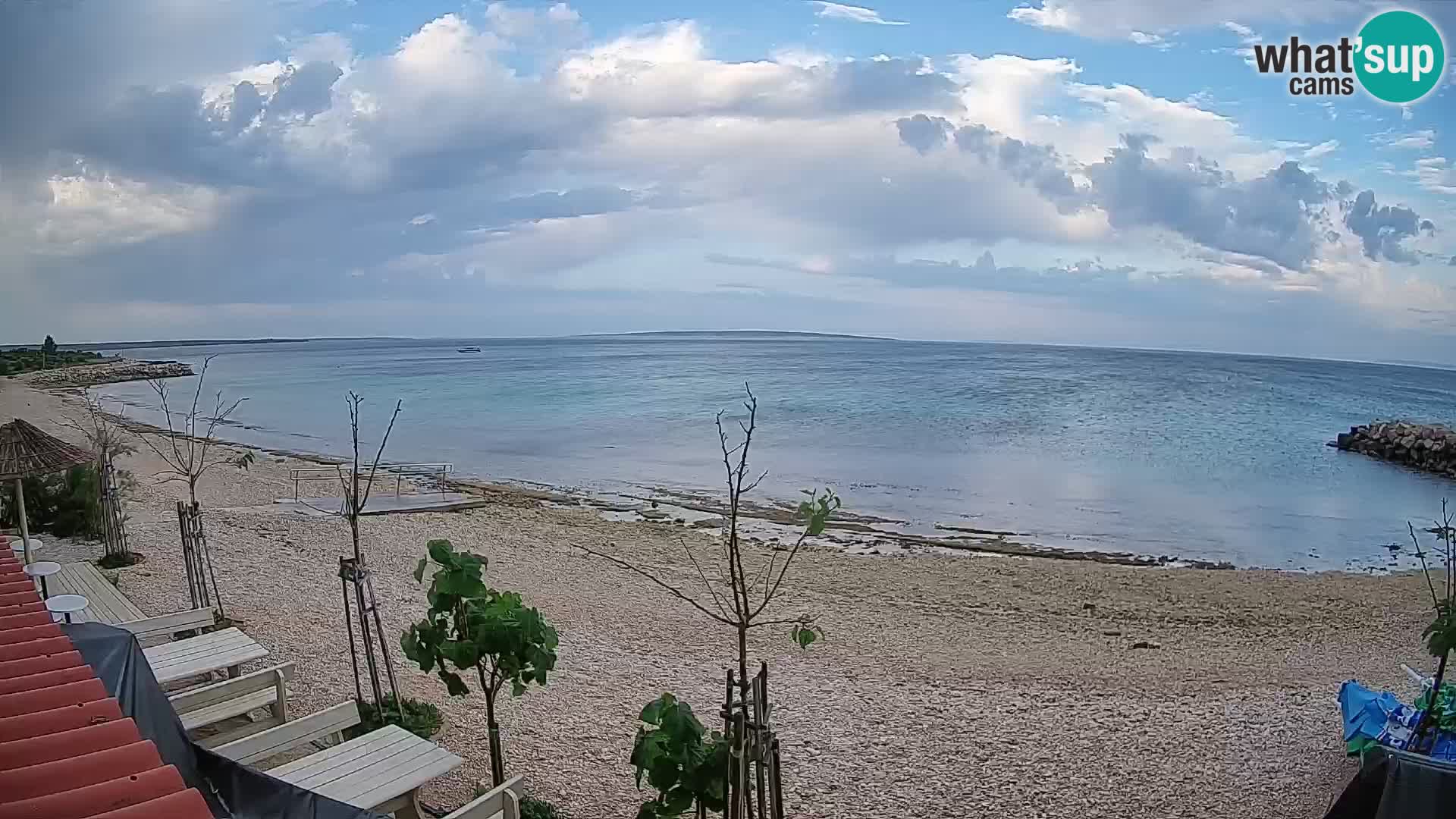 Live Webcam Gajac beach – Pag