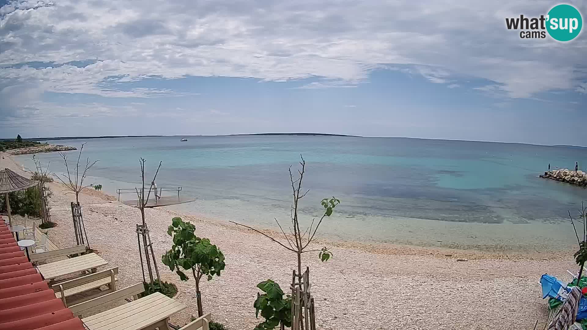 Live Webcam Gajac beach – Pag