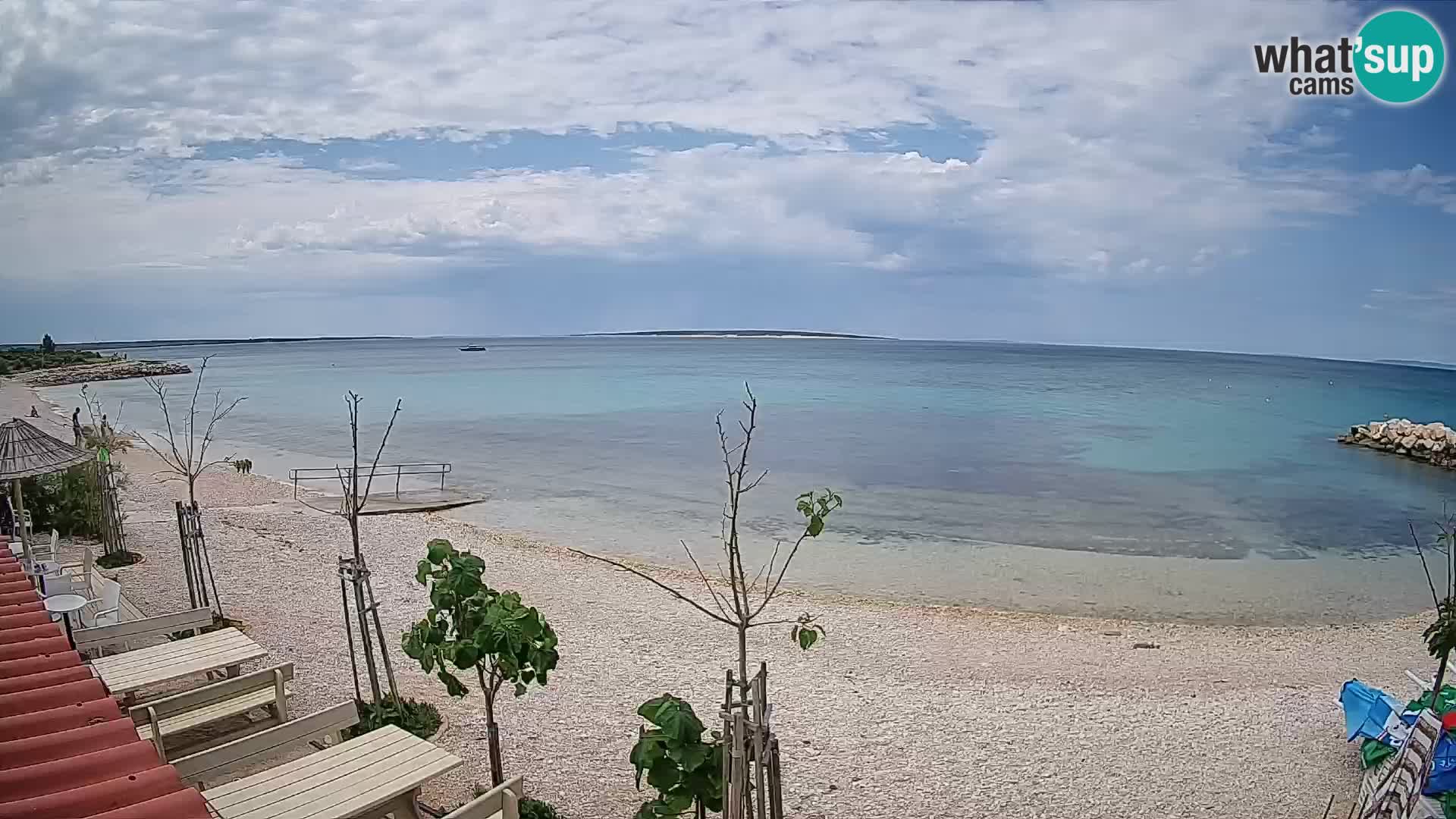 Webcam Strand in Gajac – Pag – Kroatien