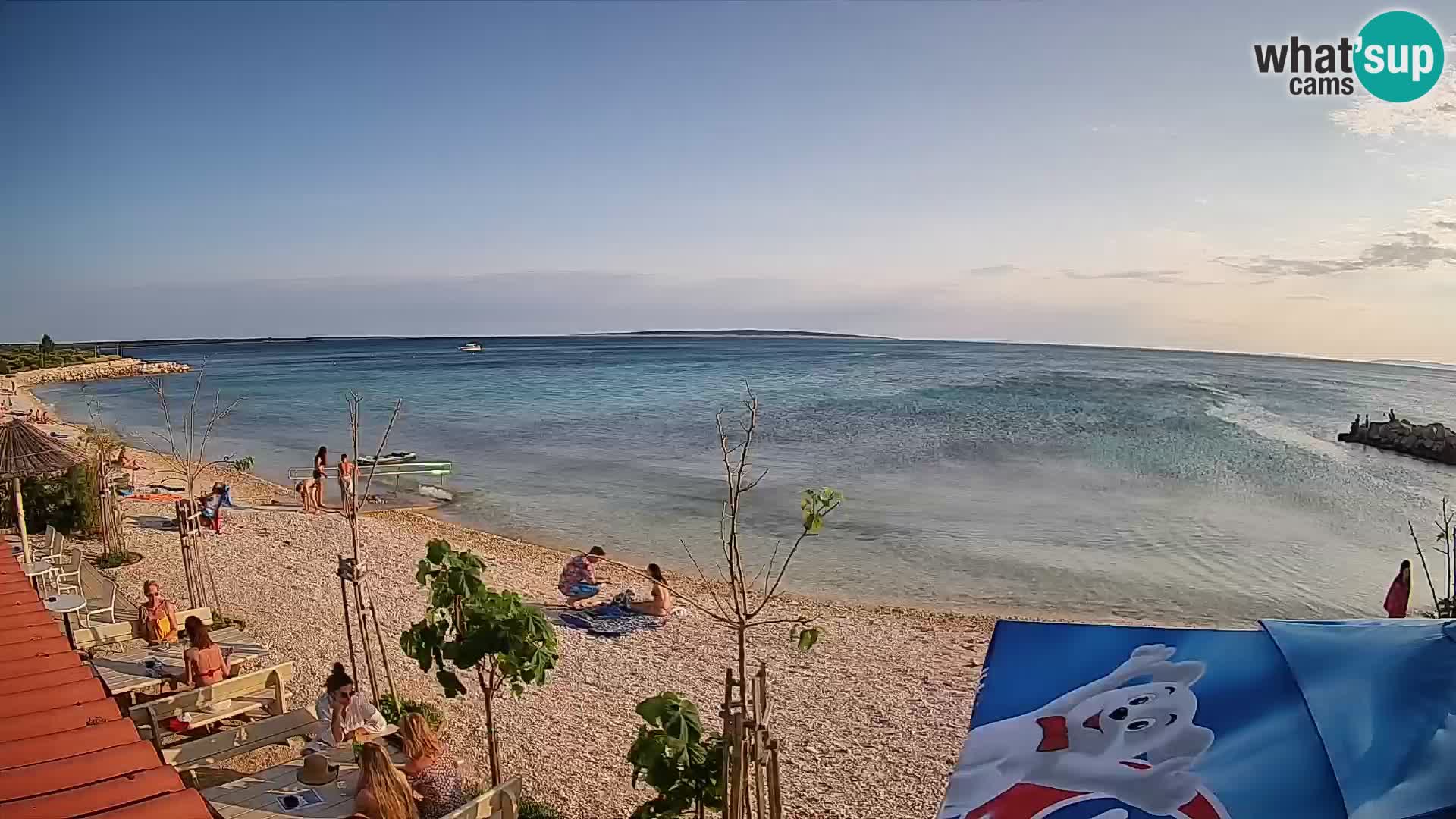 Webcam Strand in Gajac – Pag – Kroatien