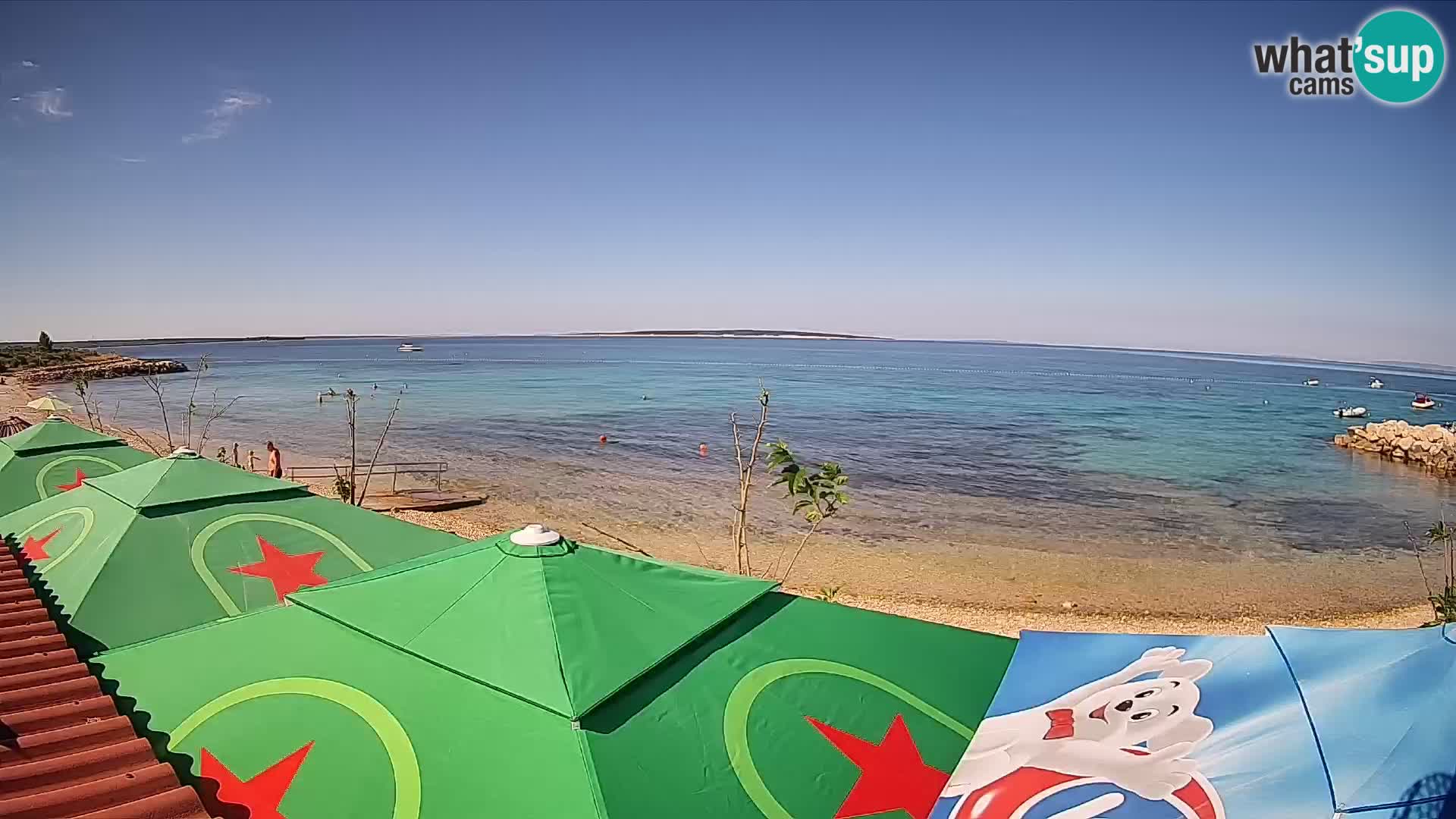 Live Webcam Gajac beach – Pag