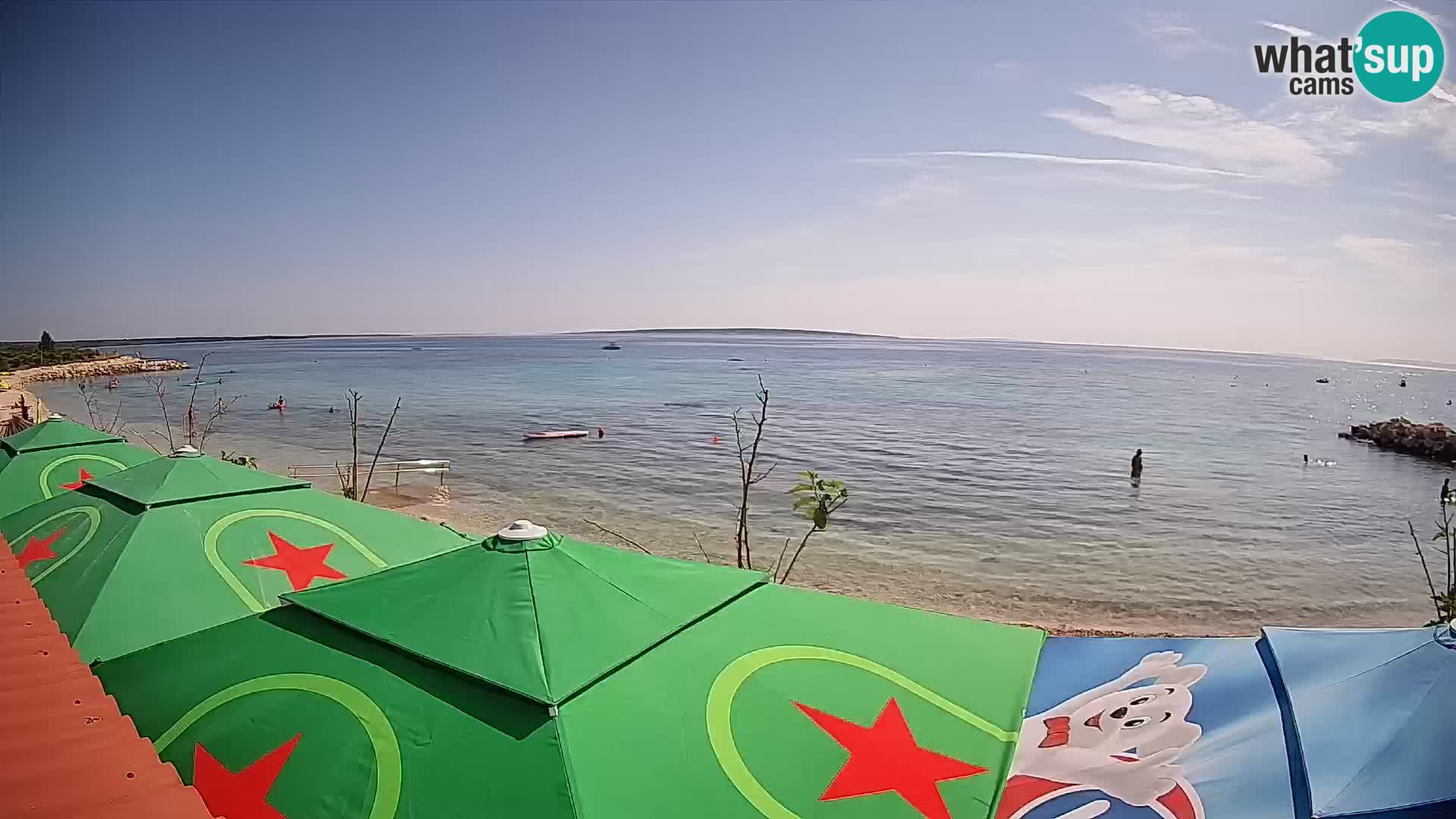 Spletna kamera Plaža Gajac – Pag – Hrvaška