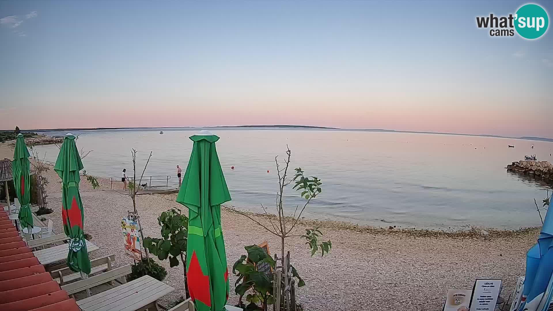 Live Webcam Gajac beach – Pag