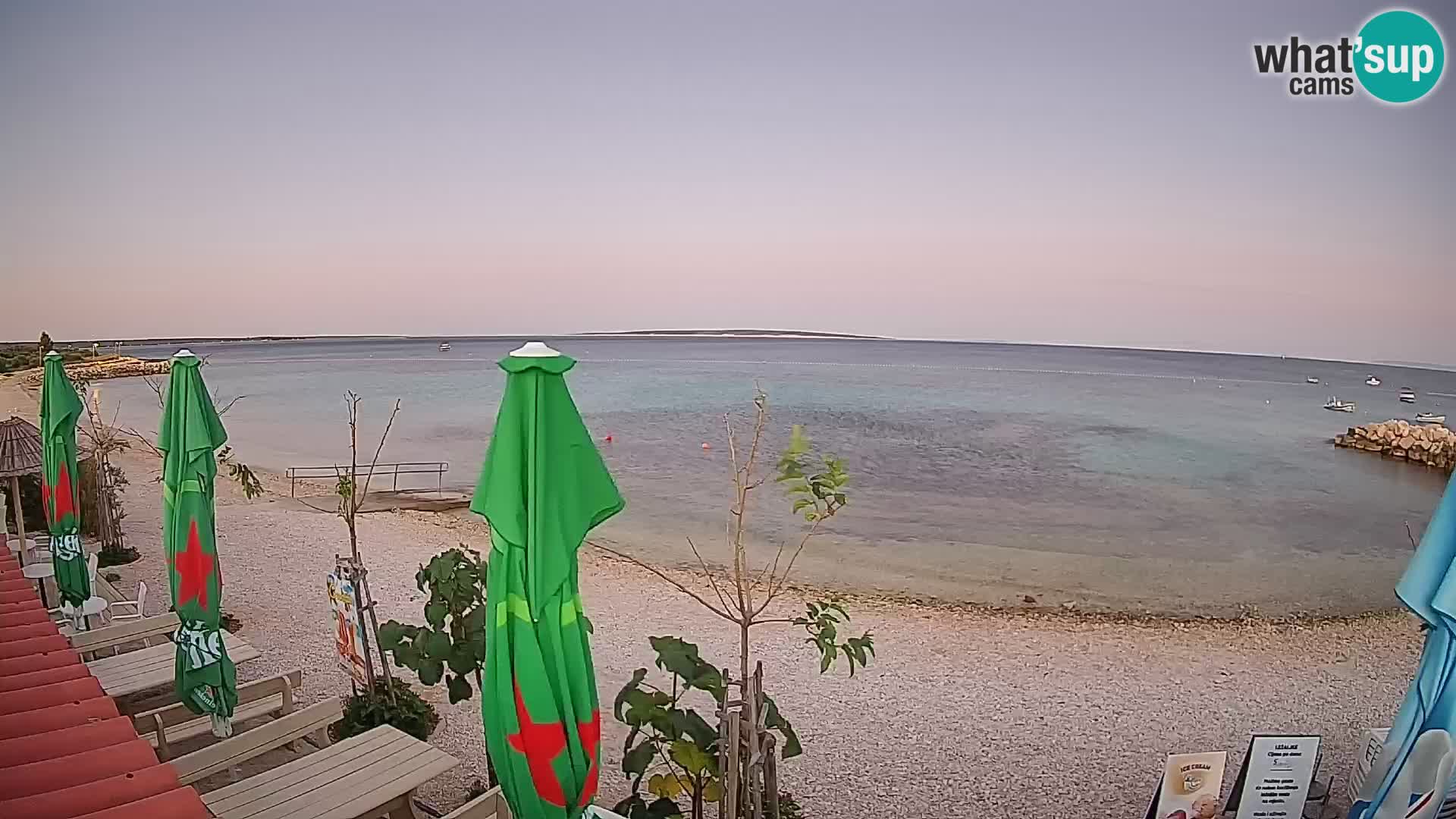 Live Webcam Gajac beach – Pag