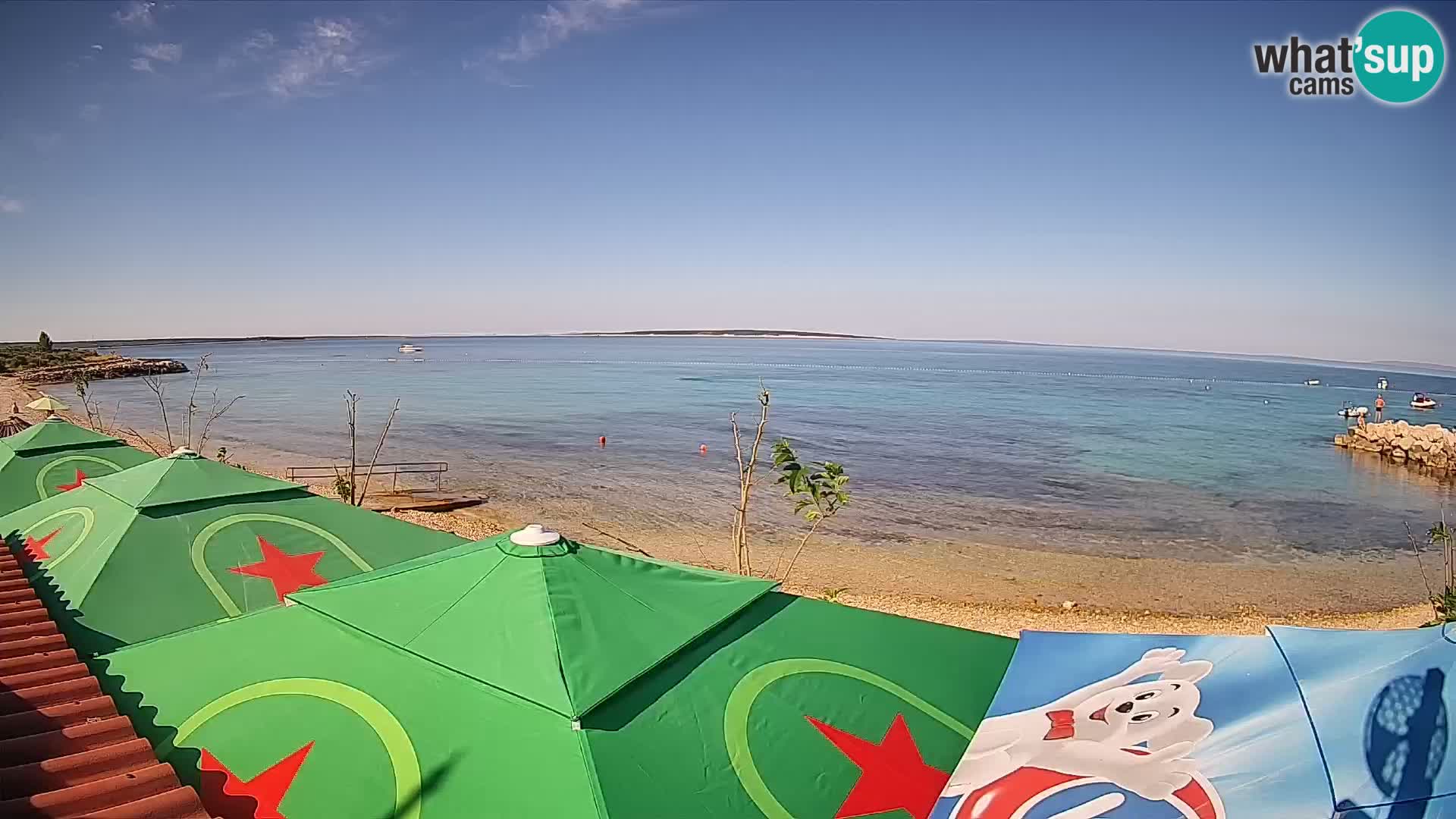 Webcam Strand in Gajac – Pag – Kroatien