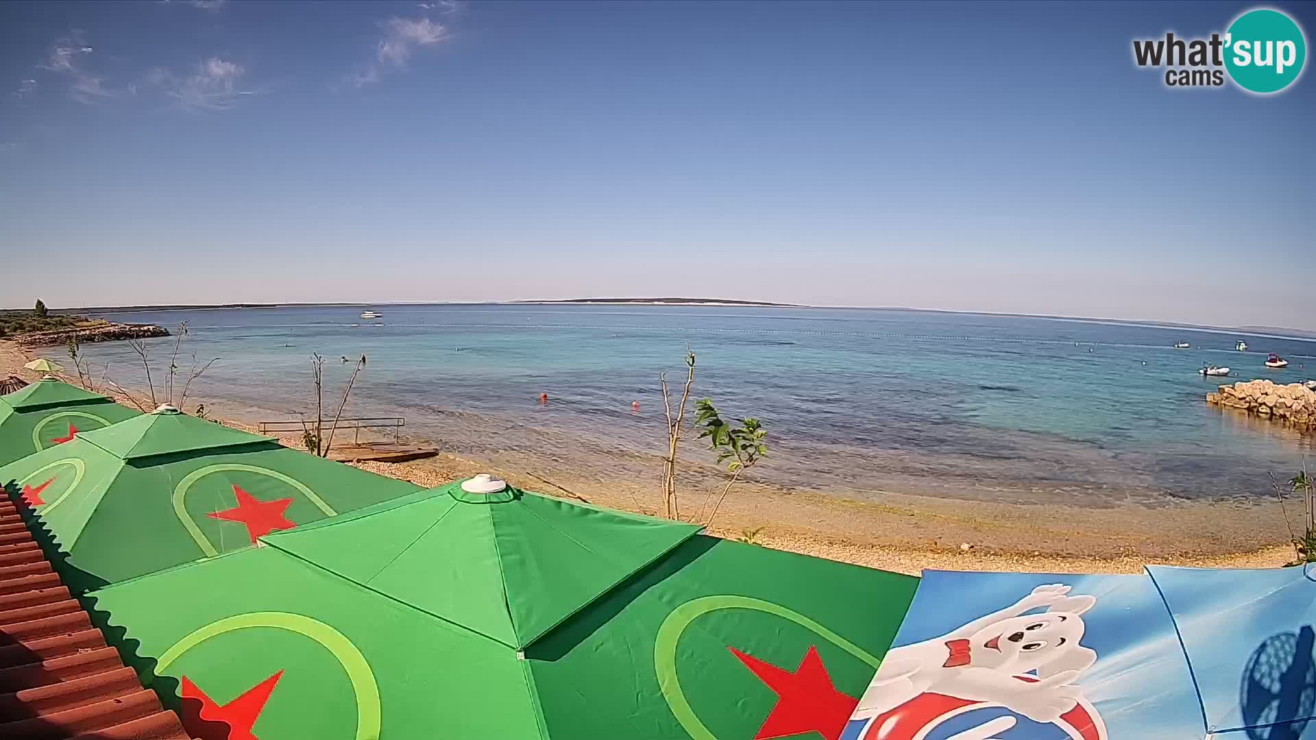 Live Webcam Gajac beach – Pag