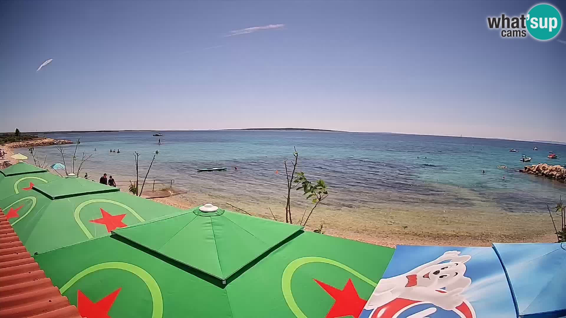 Live Webcam Gajac beach – Pag