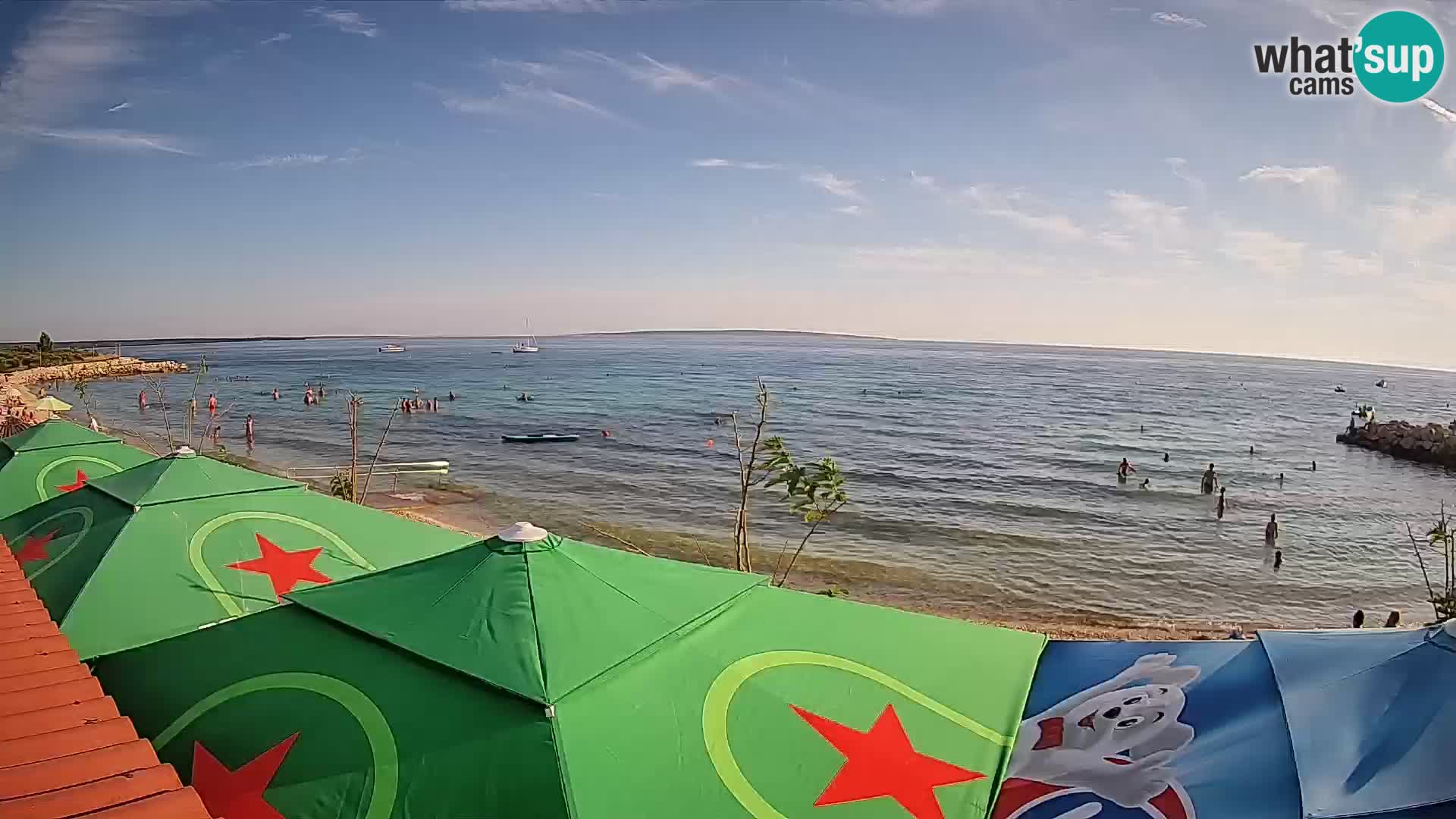 Live Webcam Gajac beach – Pag