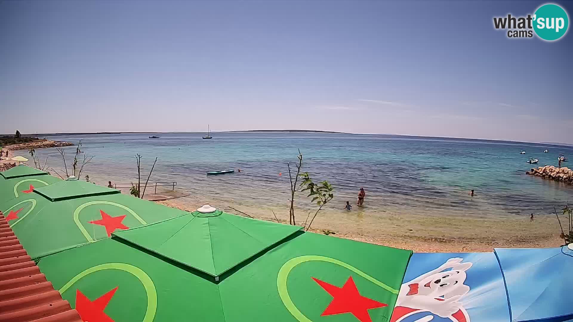 Spletna kamera Plaža Gajac – Pag – Hrvaška
